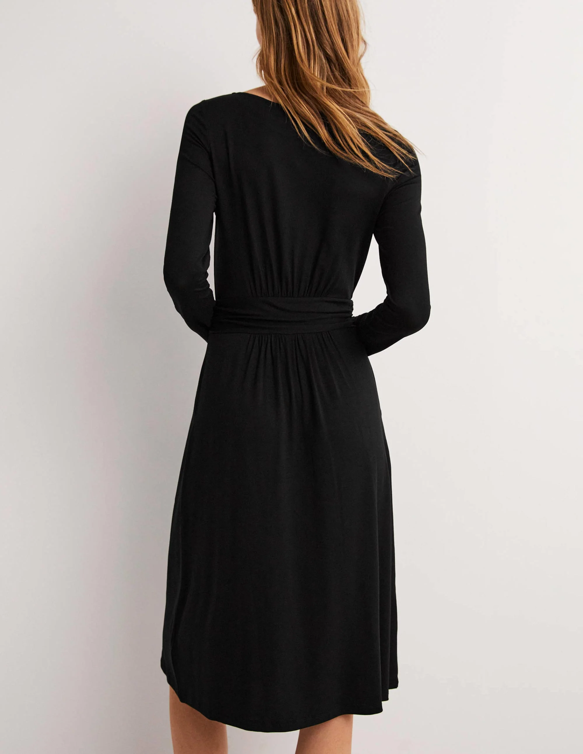 Abigail Jersey Dress-Black - Image 3