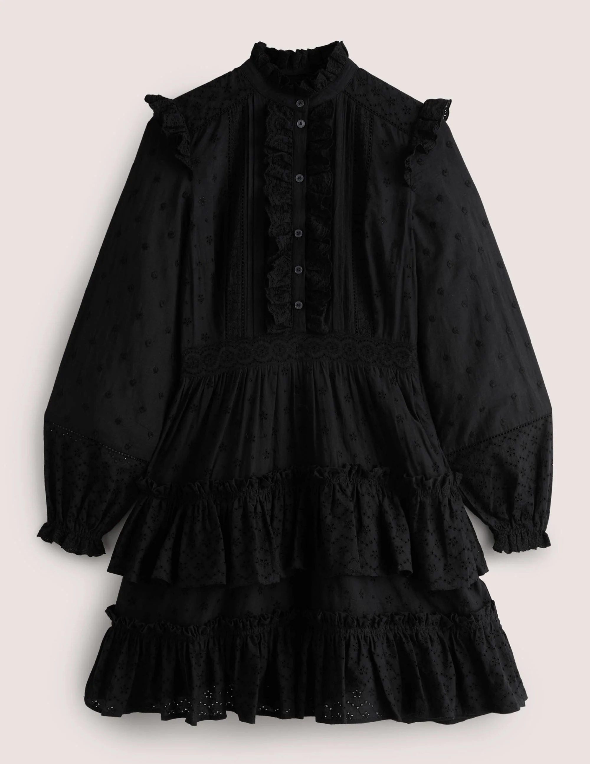 Abigail Jersey Dress-Black - Image 6