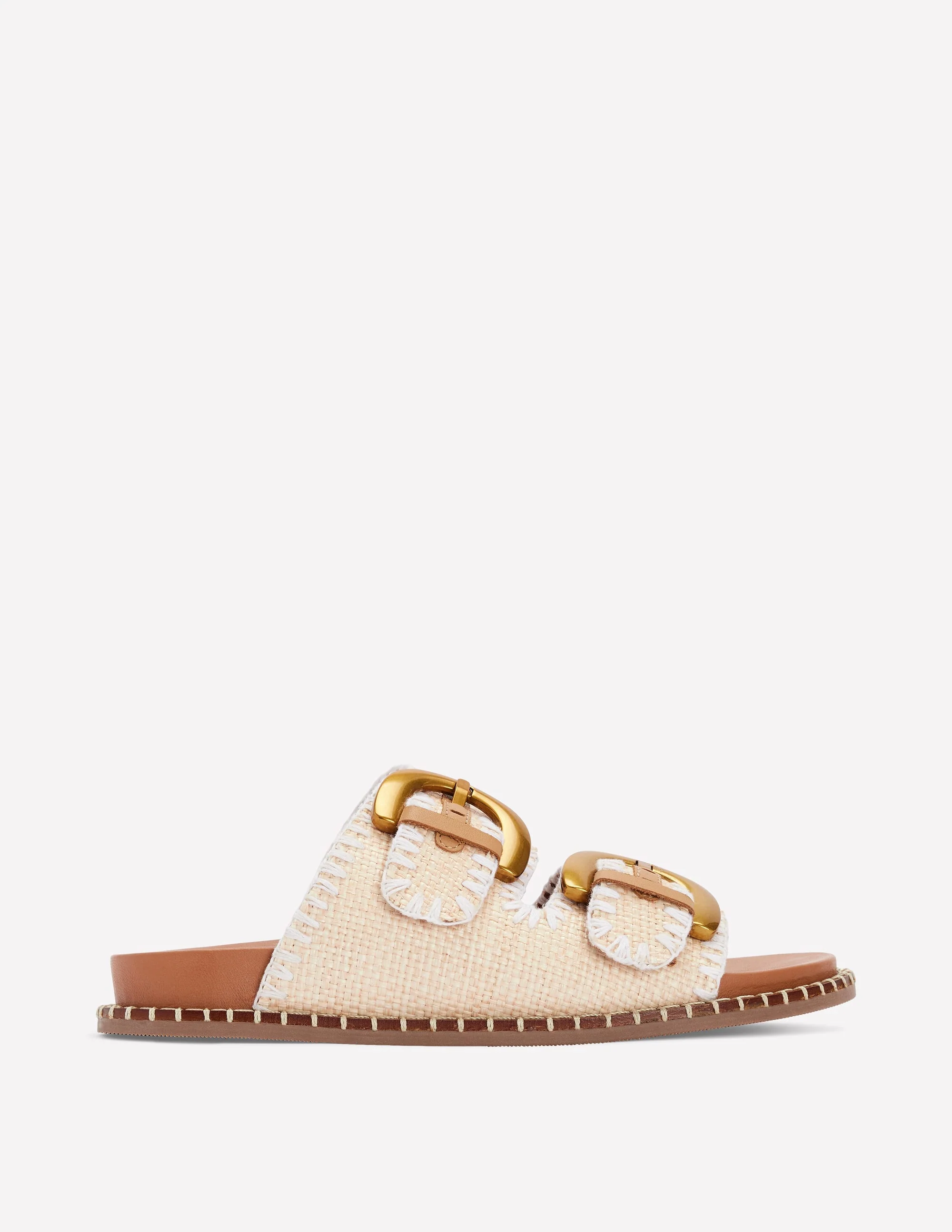 Alberta Footbed Sandals-Natural