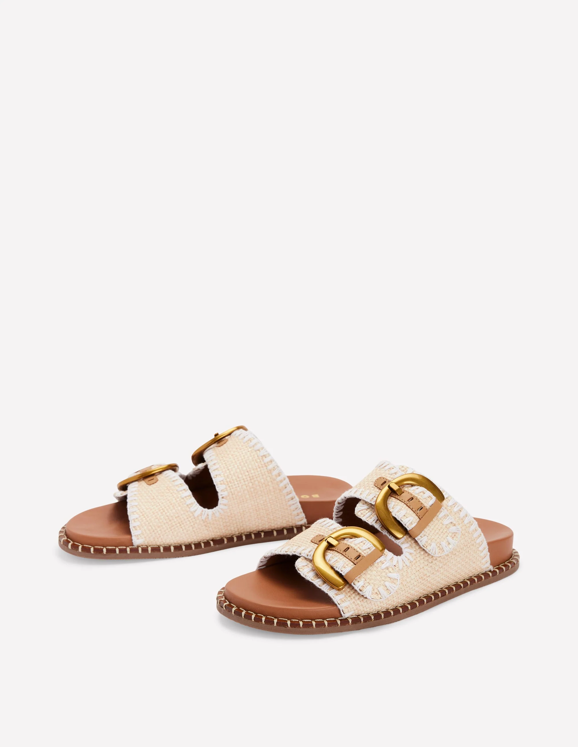 Alberta Footbed Sandals-Natural - Image 2