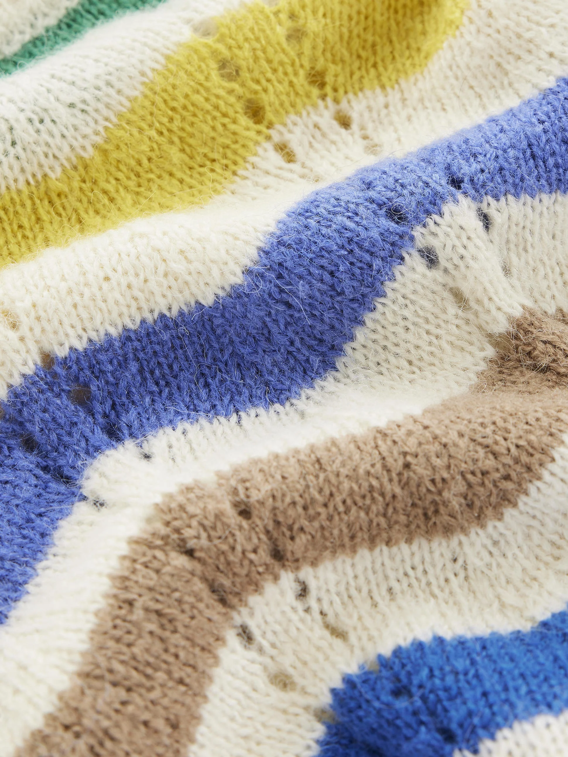 Alice Fluffy Raglan Jumper-Rainbow Wave - Image 10