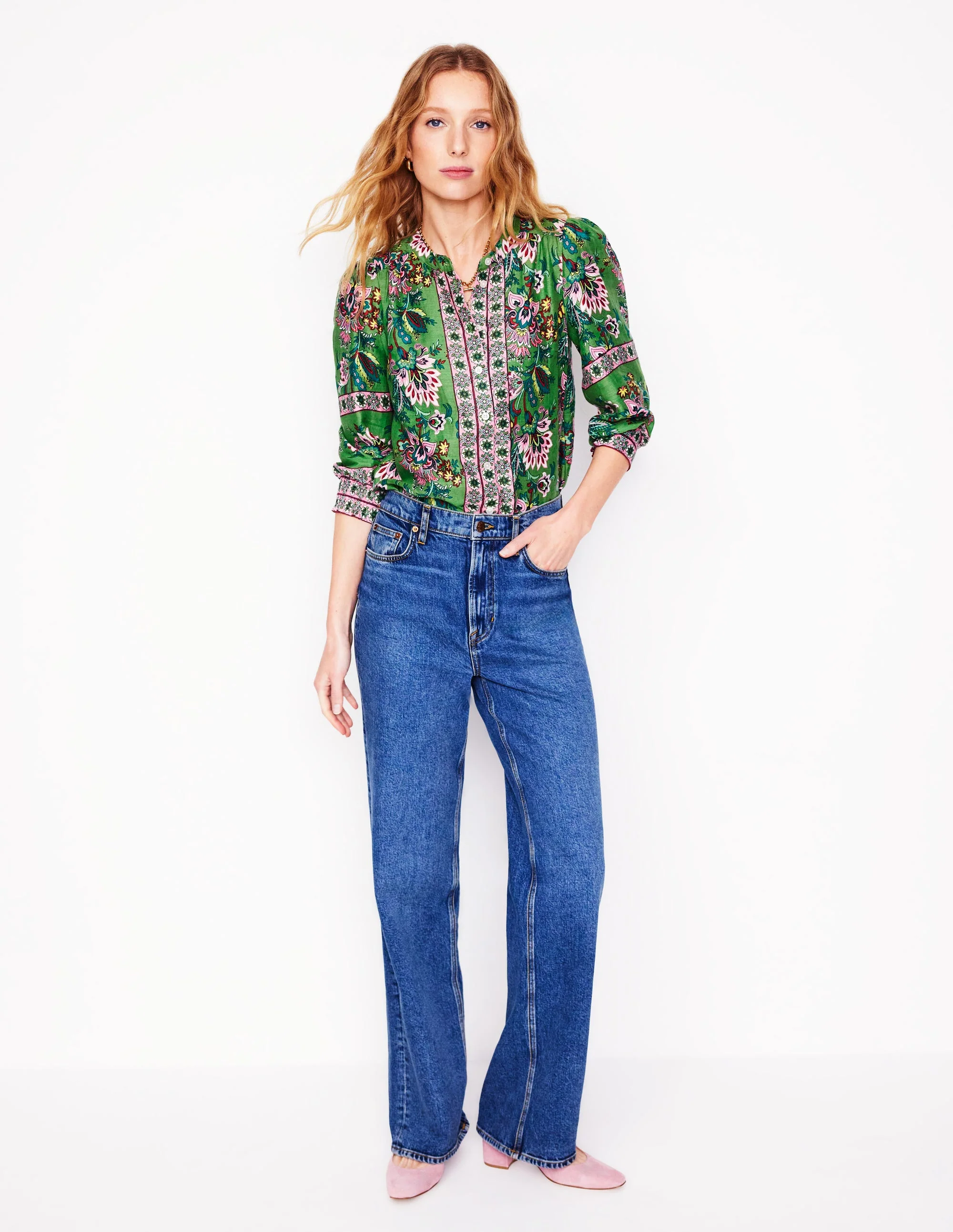 Alicia Linen Top-Botanica Terrace - Image 6