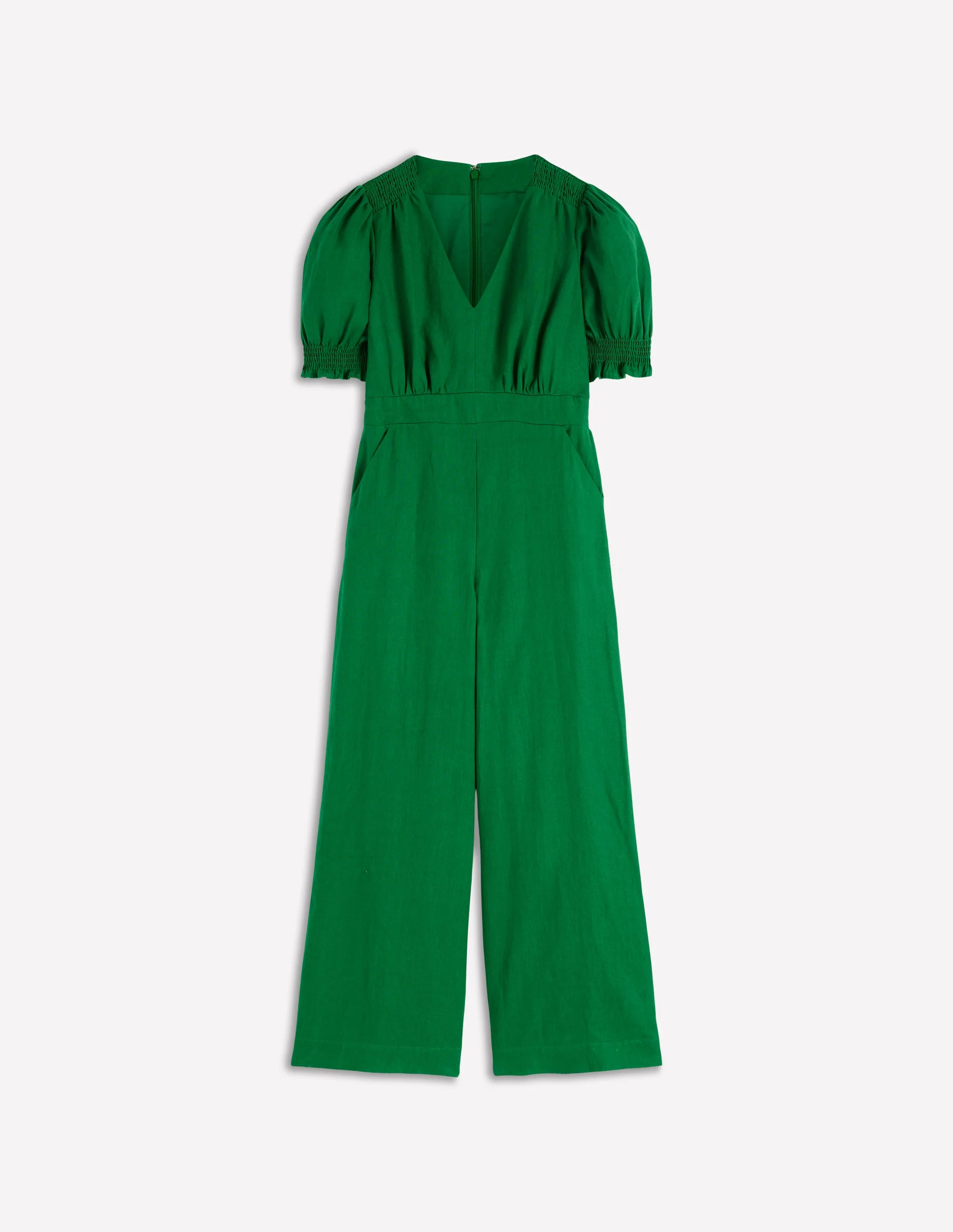Anna Linen Jumpsuit-Amazon Green - Image 6