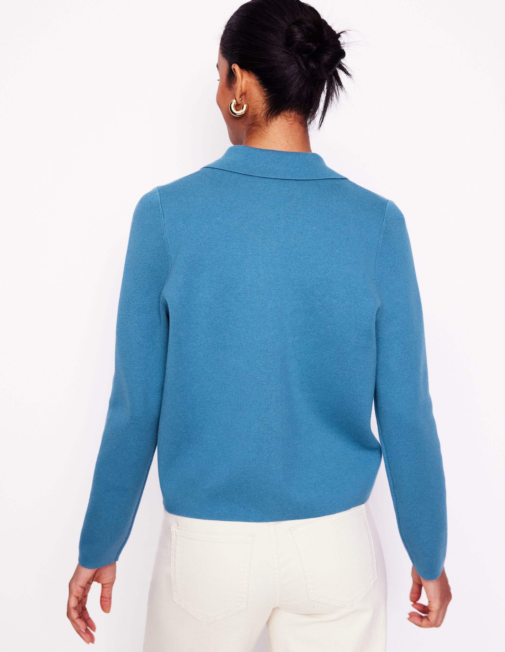 Astrid Knitted Shirt-Blue River - Image 3