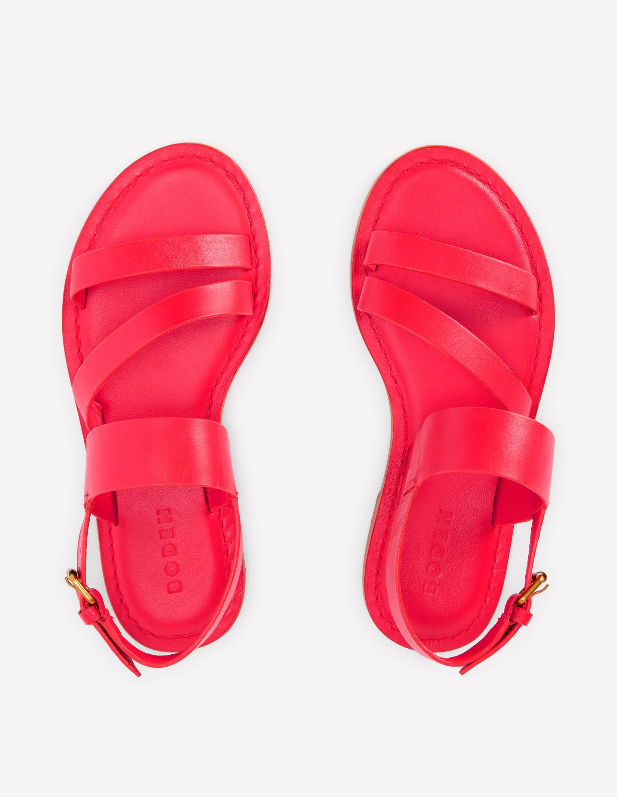 Asymmetric Sandal-Red - Image 5
