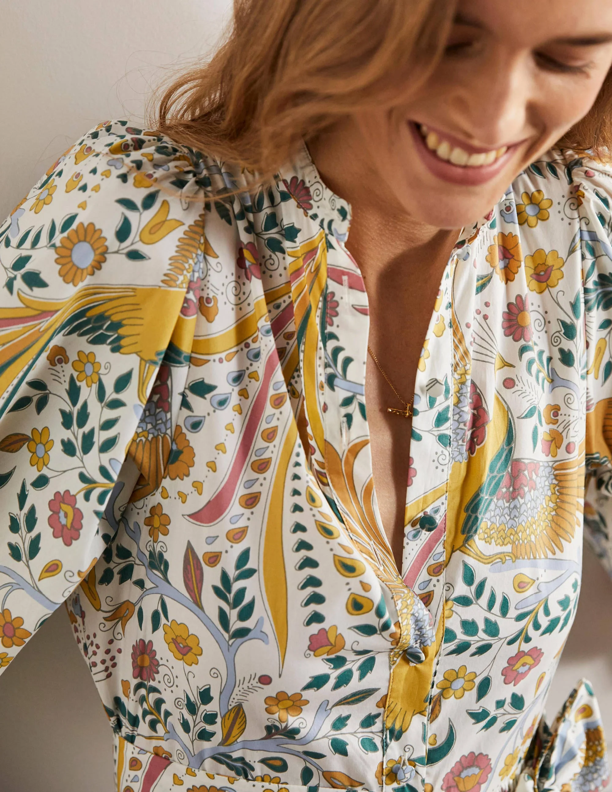 Ava Tiered Maxi Dress-Multi, Enchanting Peacock - Image 3
