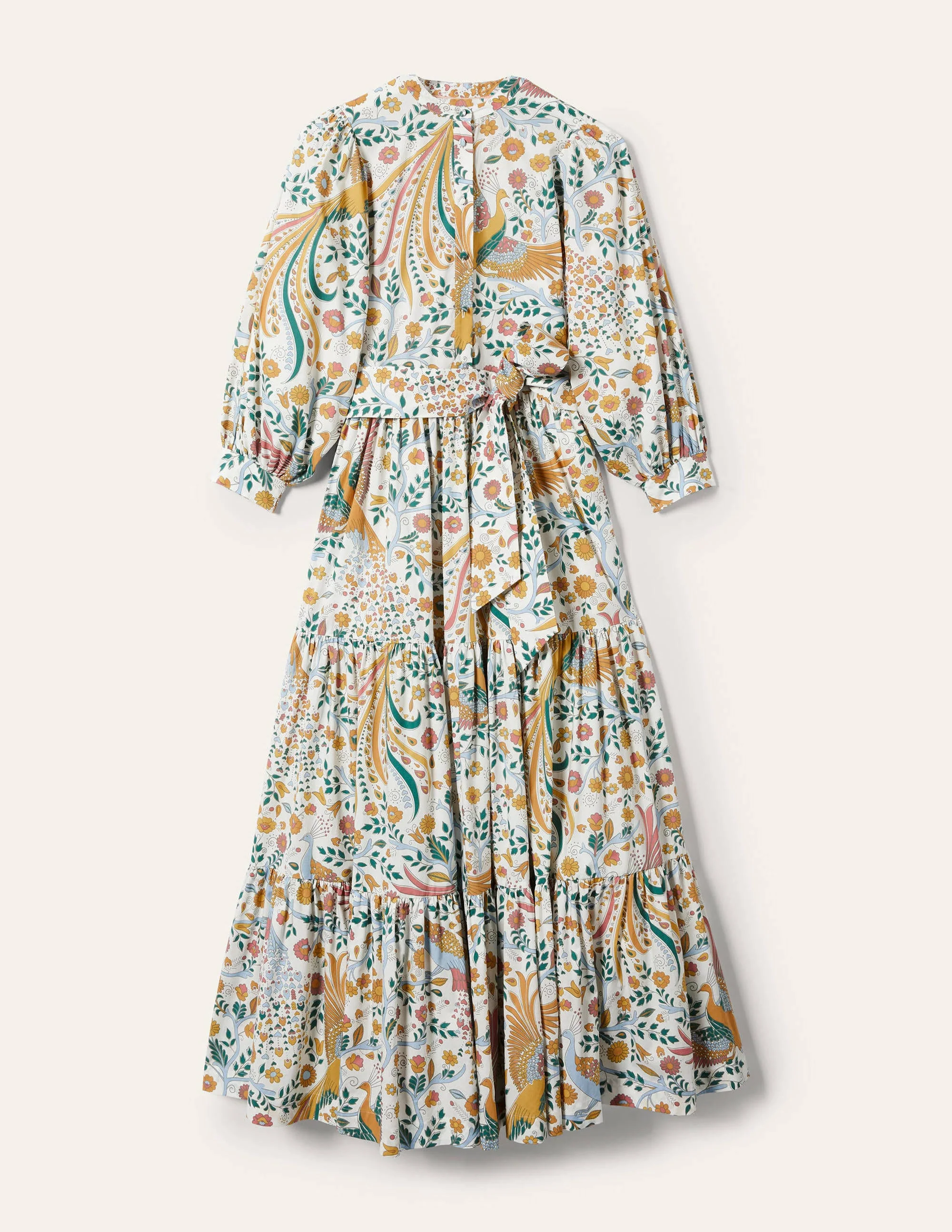 Ava Tiered Maxi Dress-Multi, Enchanting Peacock - Image 7