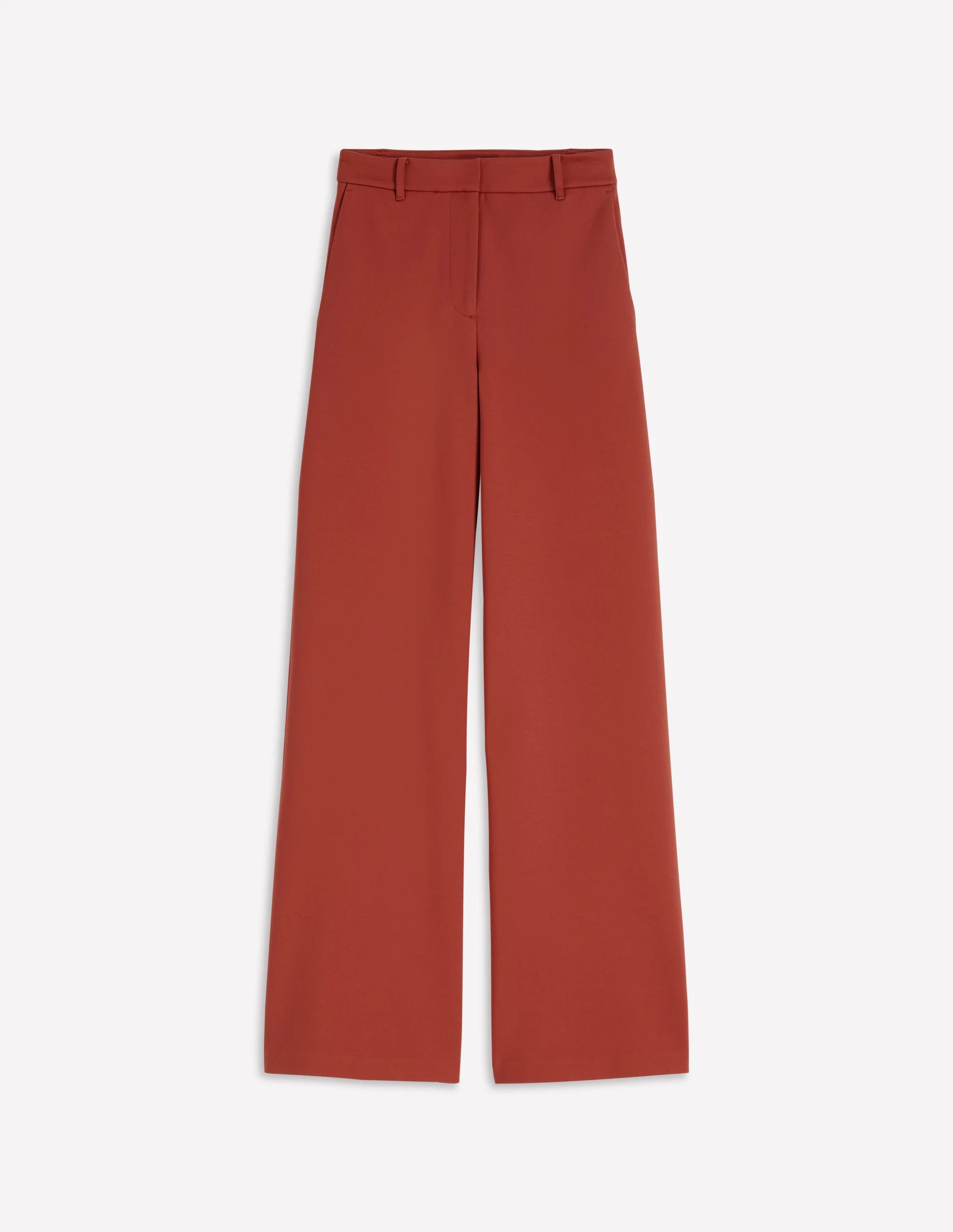 Belgravia Ponte Pants-Burnt Orange - Image 5