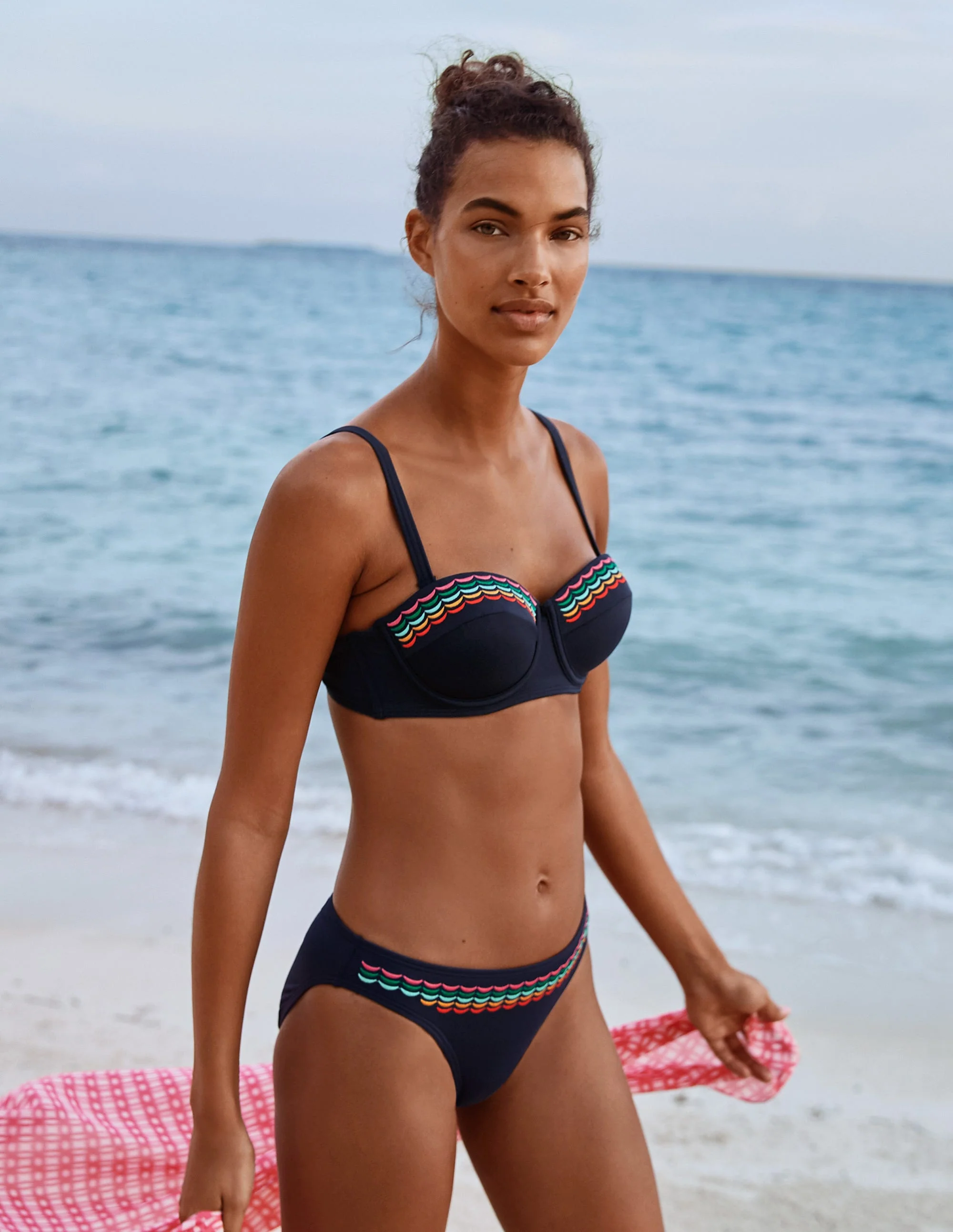 Bikini Bottoms-Navy Embroidery - Image 2