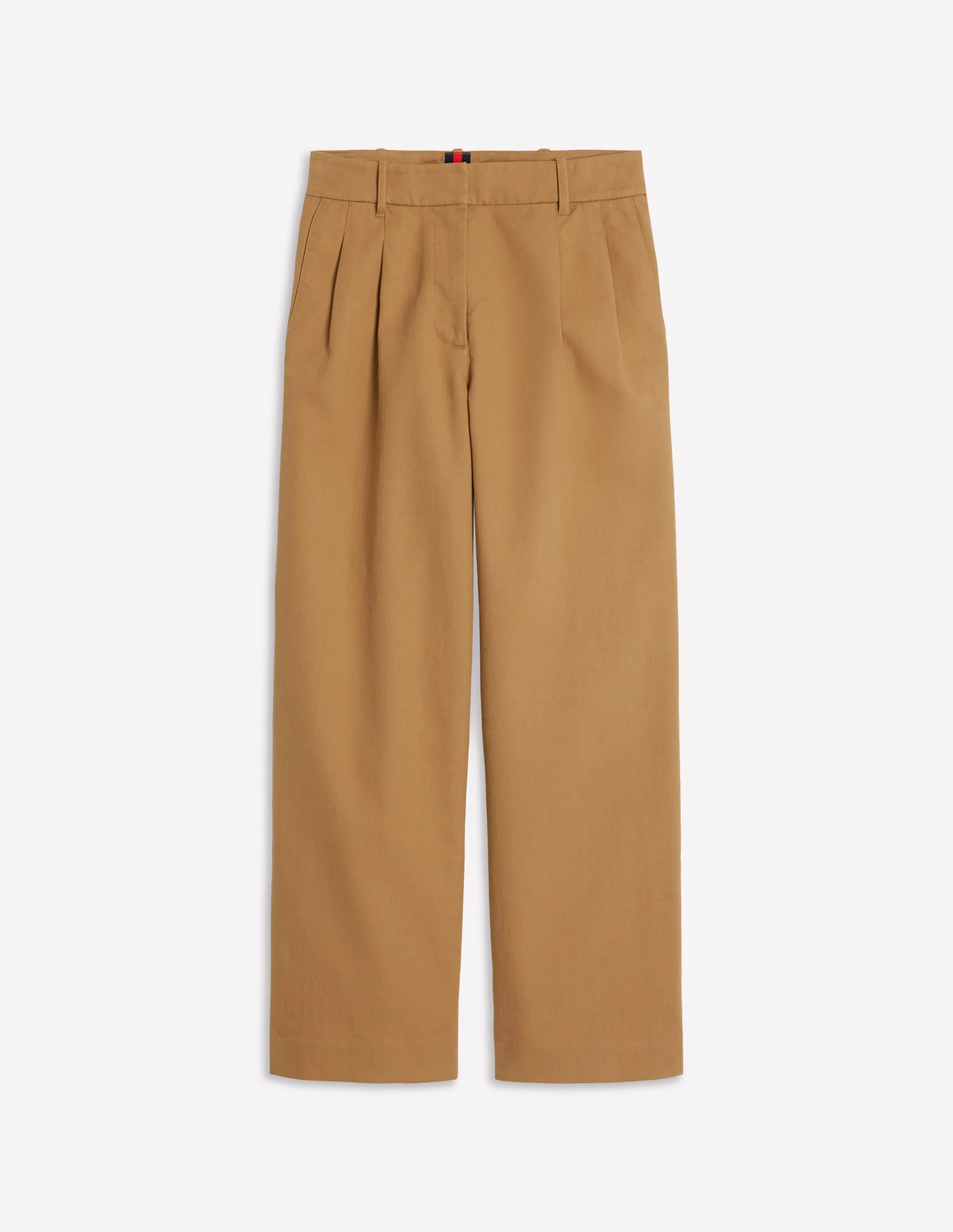 Bloomsbury Cotton Pants-Camel - Image 5