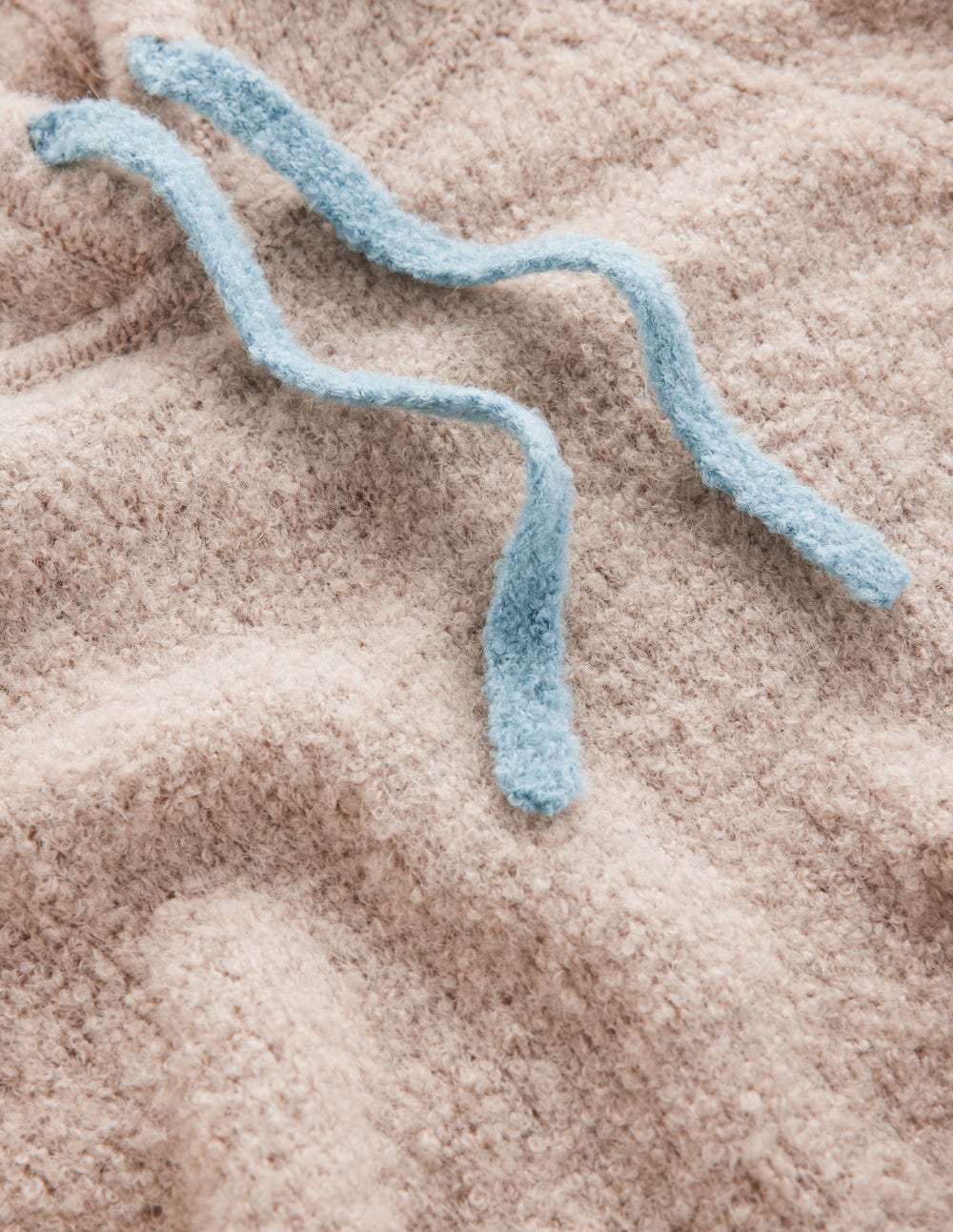 Bouclé Raglan Hoody-Chinchilla Melange - Image 8