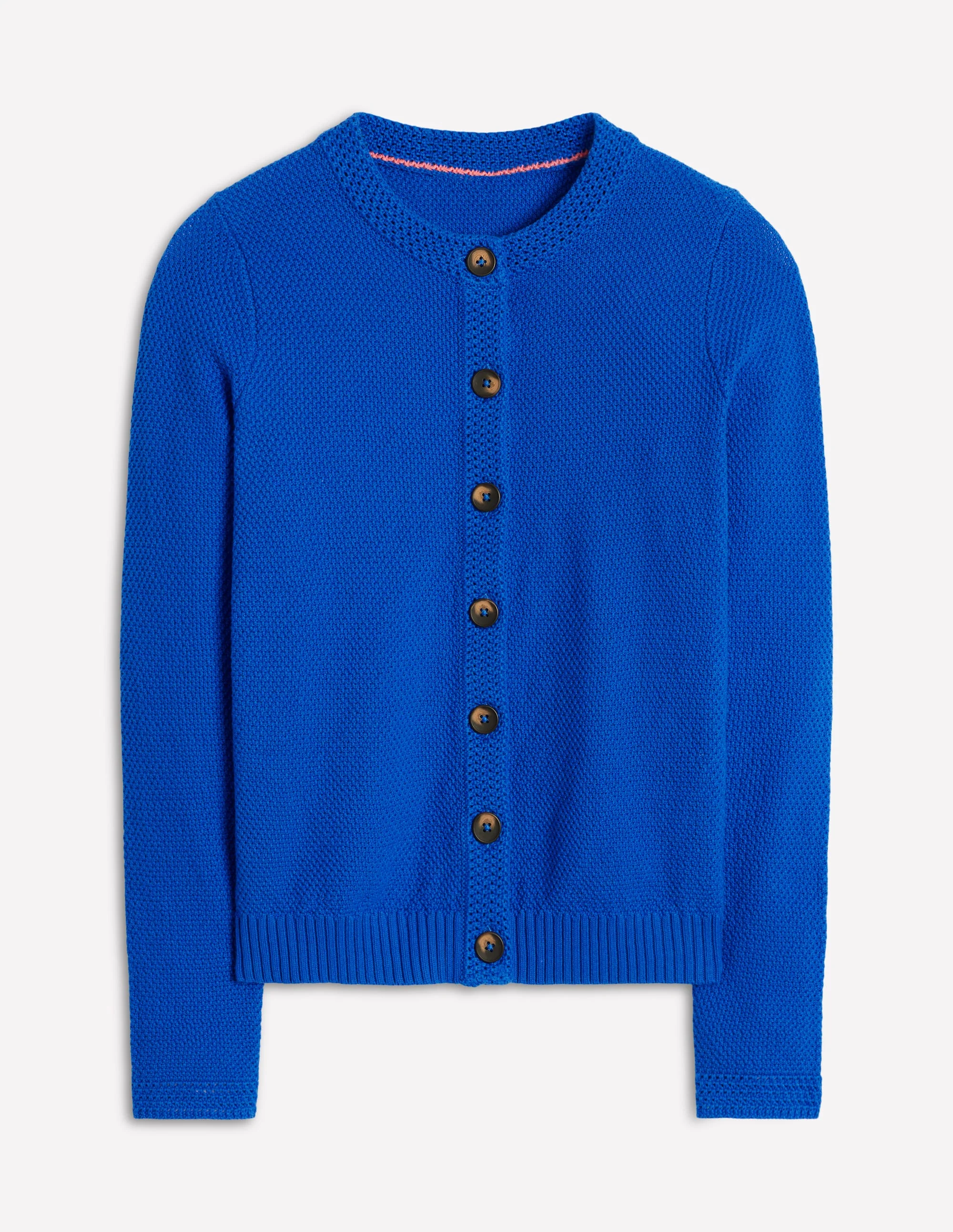 Callie Crochet Trim Cardigan-Gallery Blue - Image 7