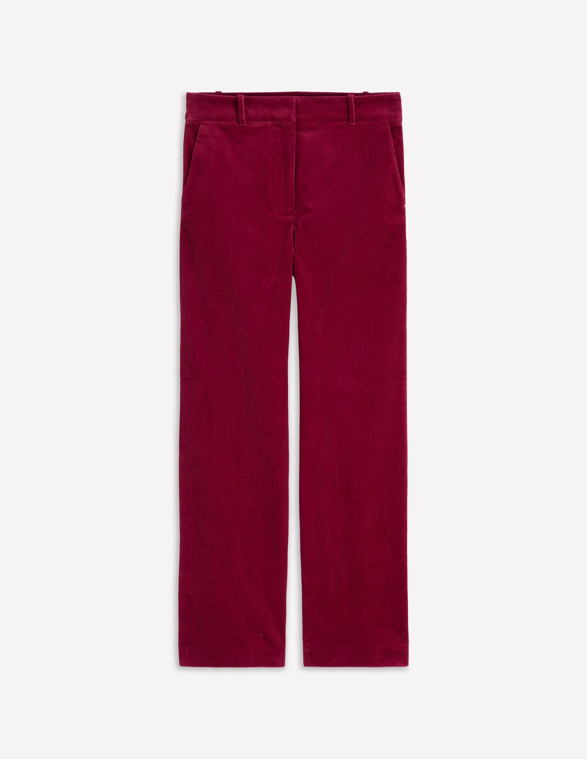 Canonbury Cord Pants-Burgundy Red - Image 7