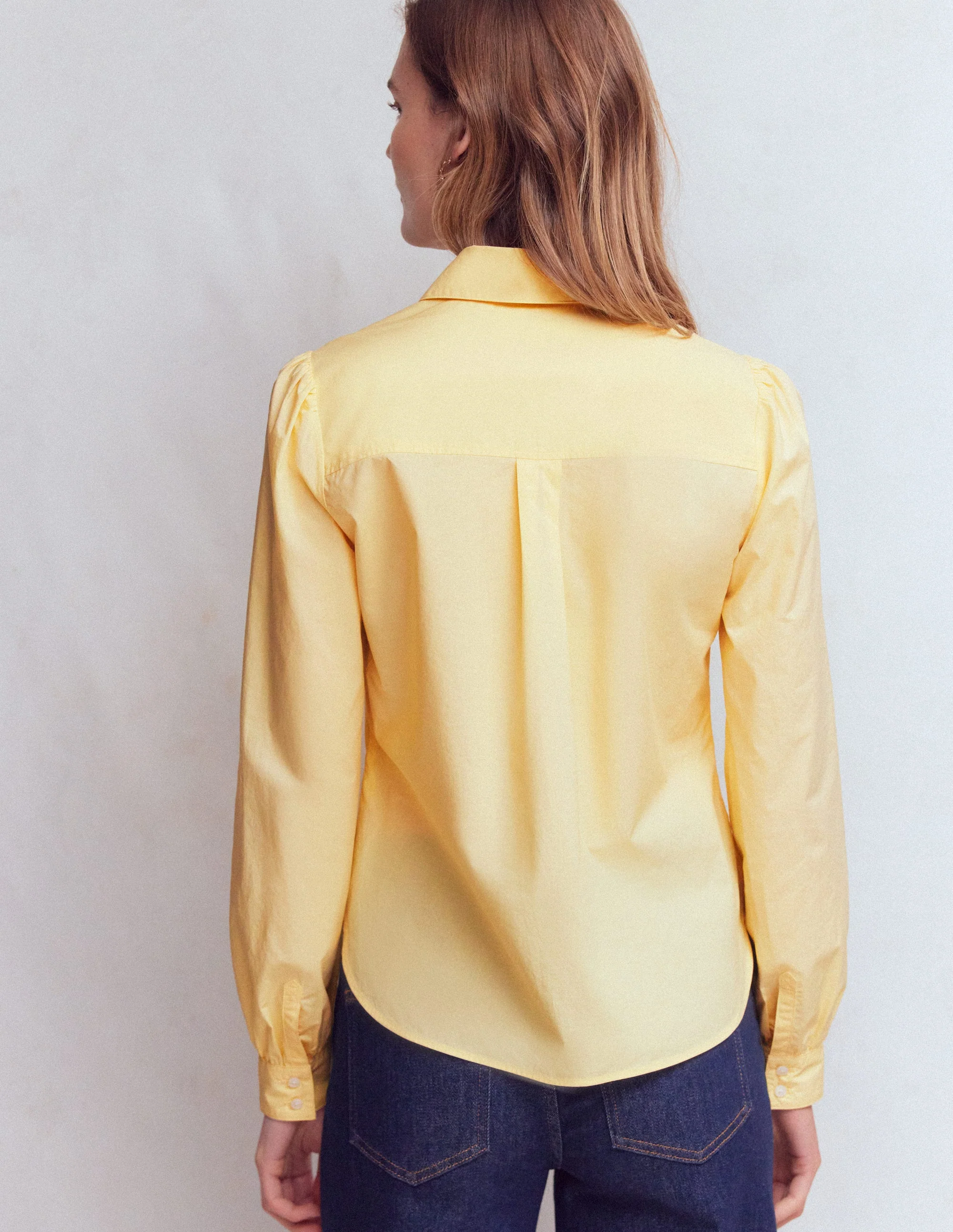 Cara Cotton Shirt-Buttercream - Image 3