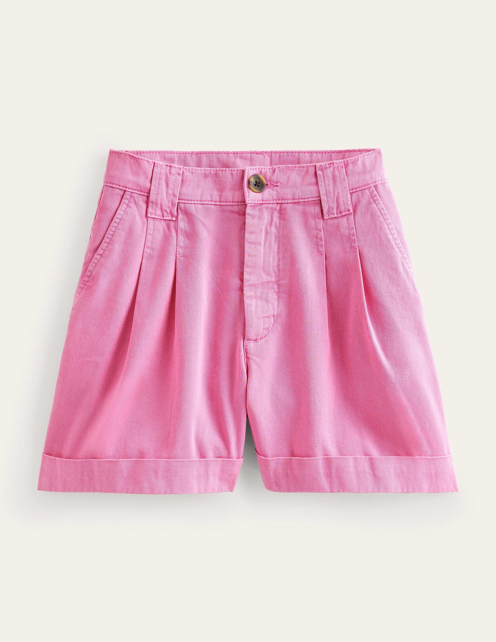 Casual Cotton Shorts-Plum Blossom - Image 5