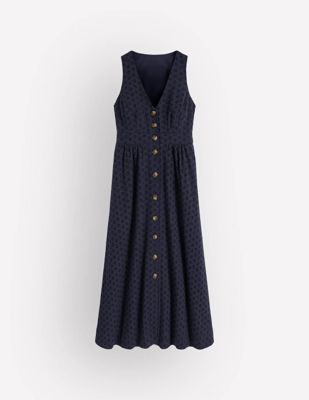 Catherine Broderie Dress-Navy Broderie - Image 5