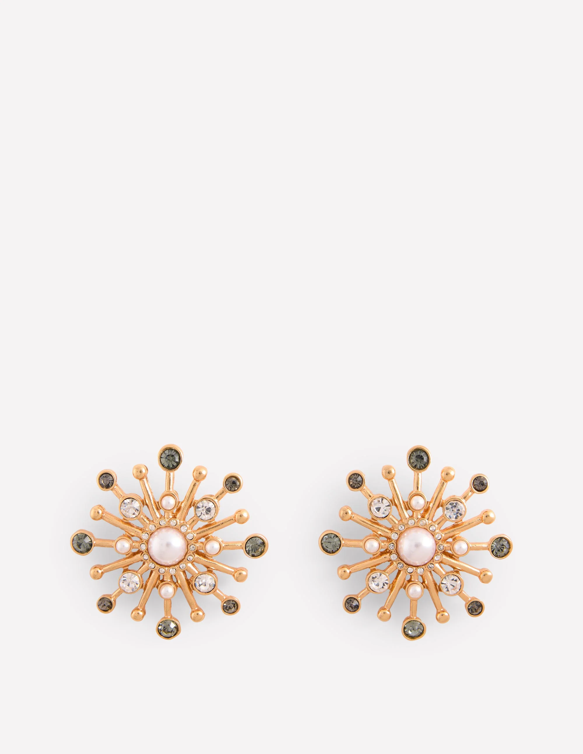 Celestial Mega Studs Earrings-Gold - Image 2
