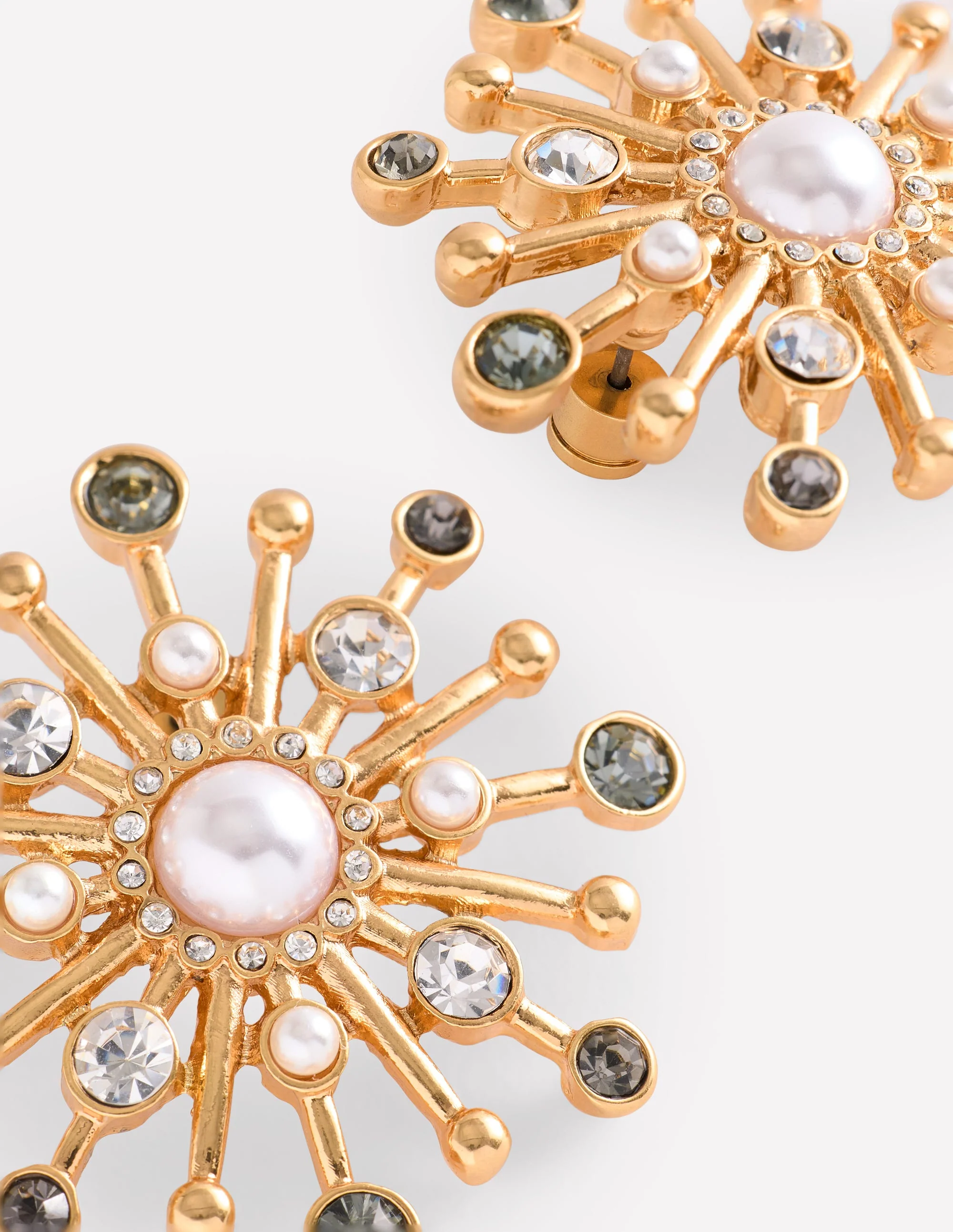 Celestial Mega Studs Earrings-Gold - Image 3