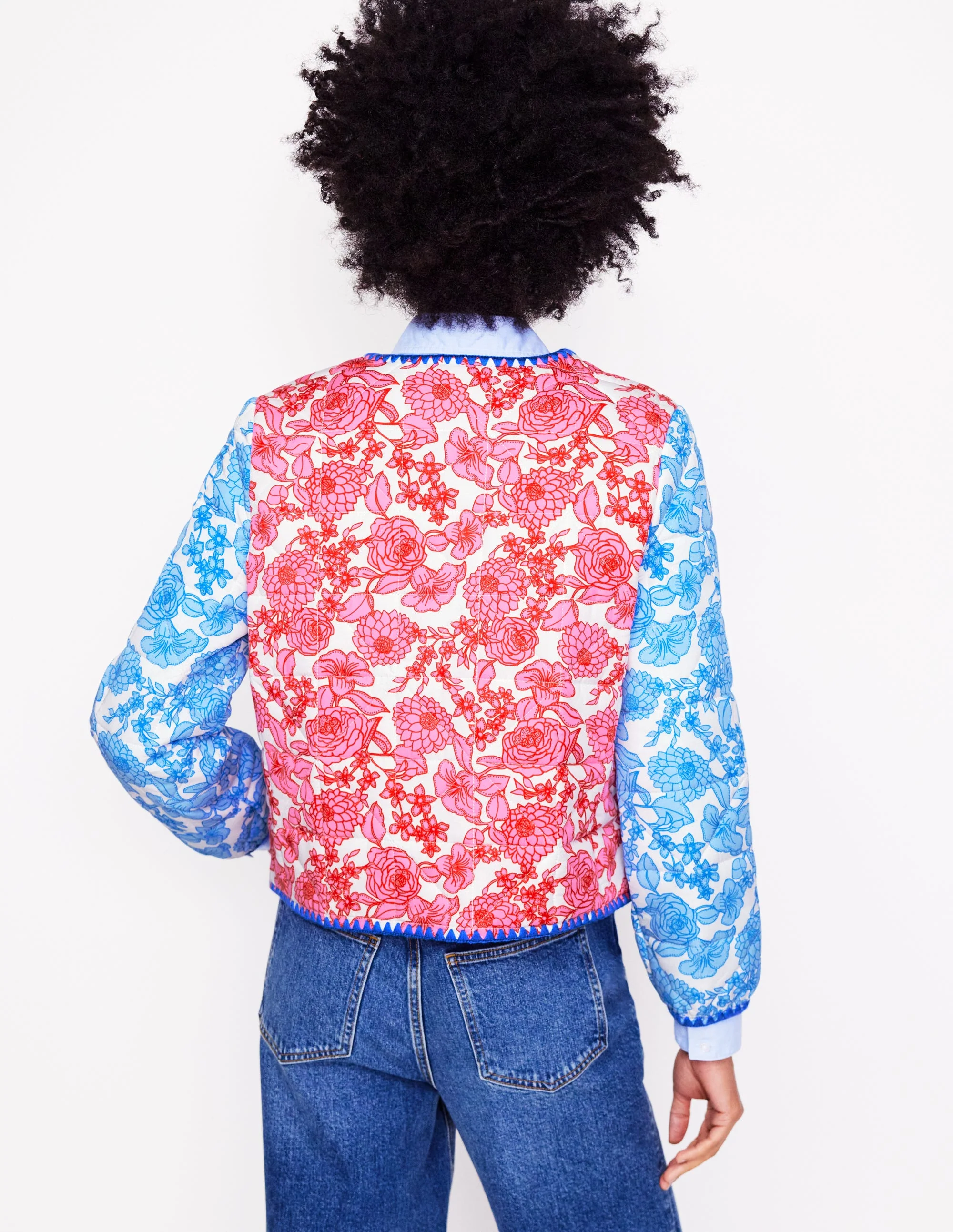 Chelsea Quilted Jacket-Blossom Cascade - Image 3
