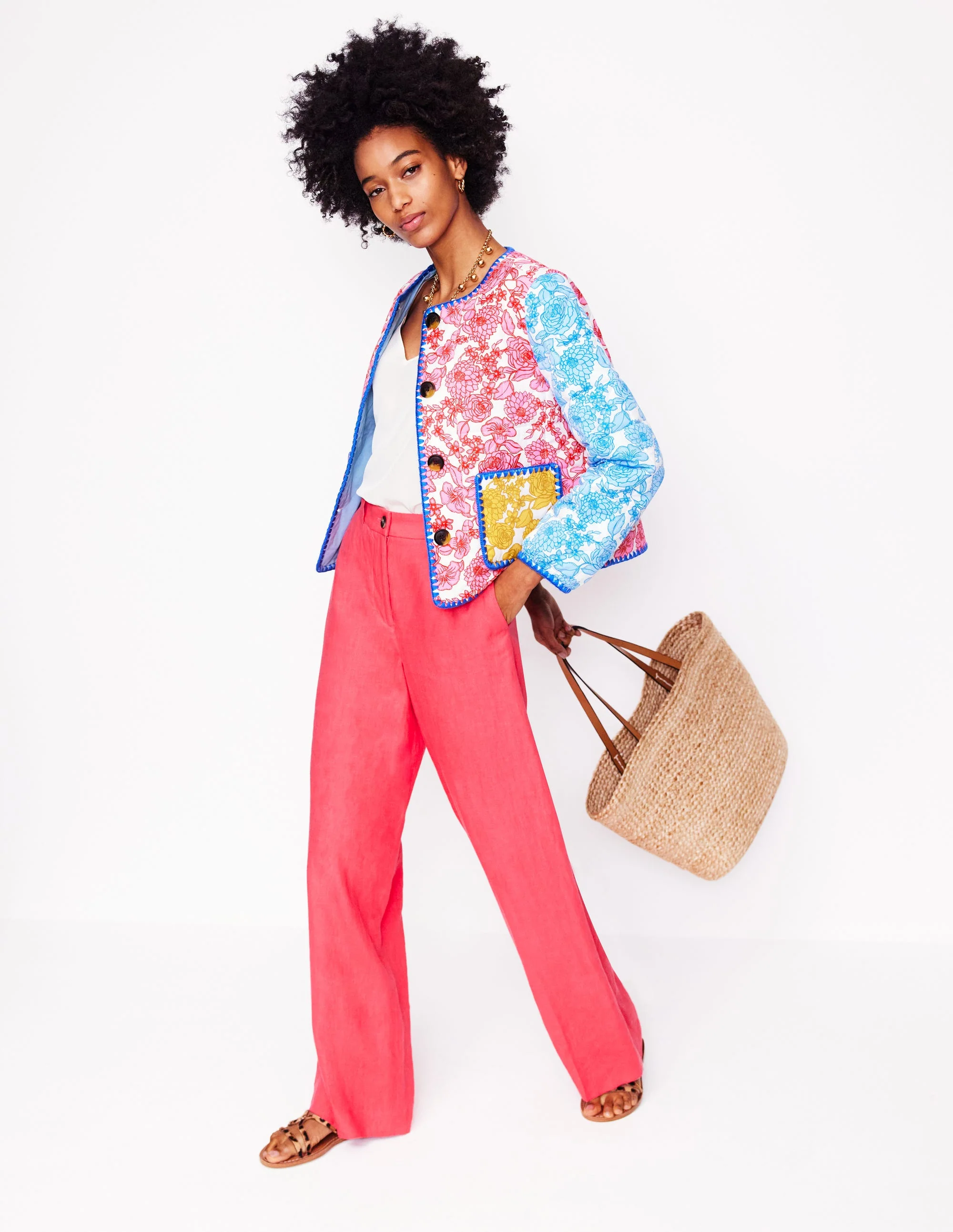 Chelsea Quilted Jacket-Blossom Cascade - Image 5