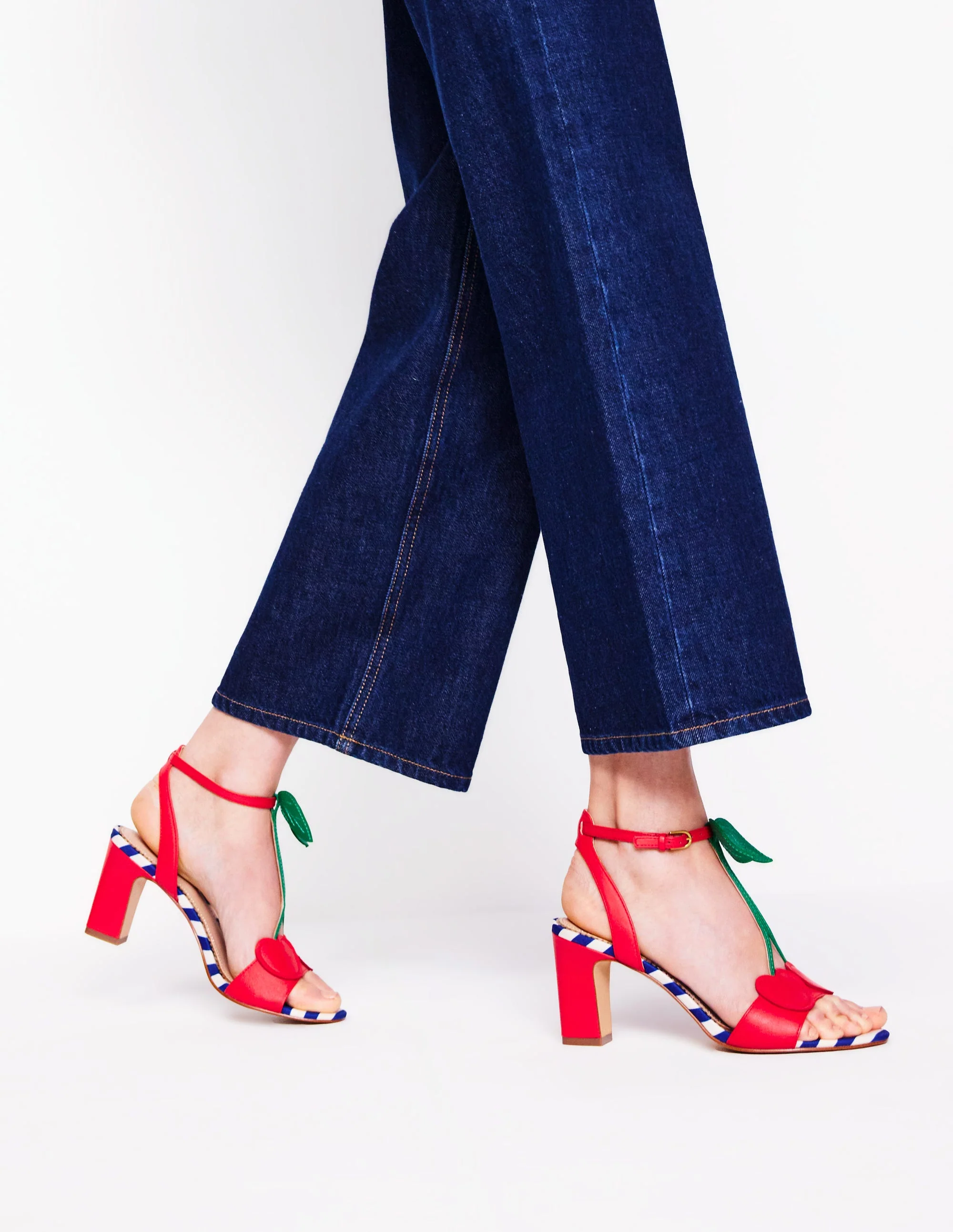 Cherry Heeled Sandal-Cherry - Image 2