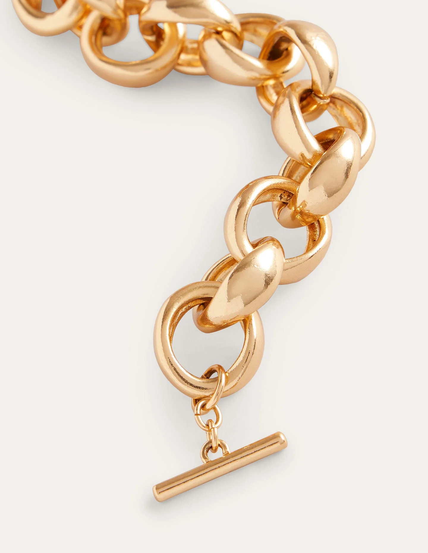 Chunky Chain Bracelet-Gold - Image 4