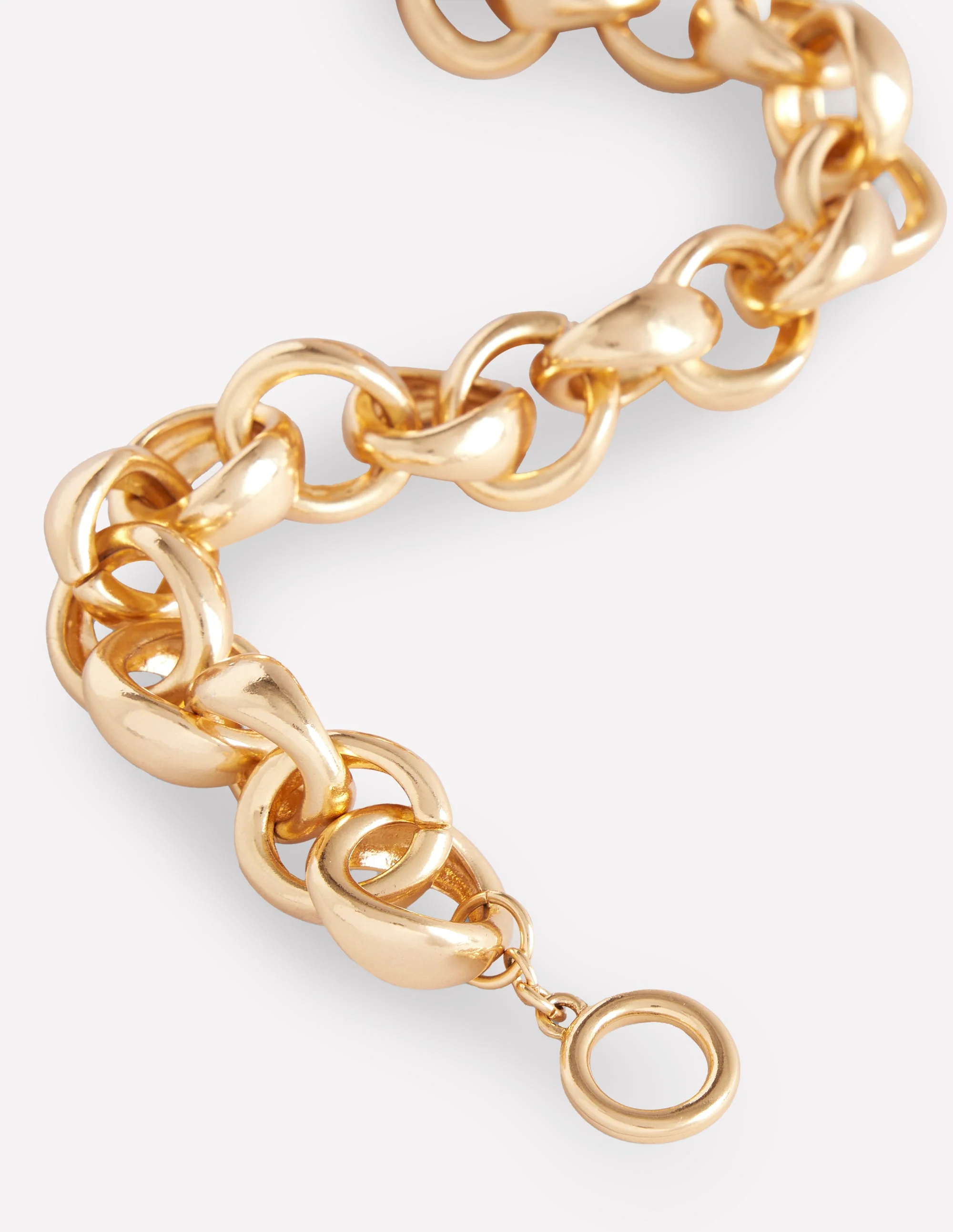 Chunky Chain Necklace-Gold Colour - Image 2