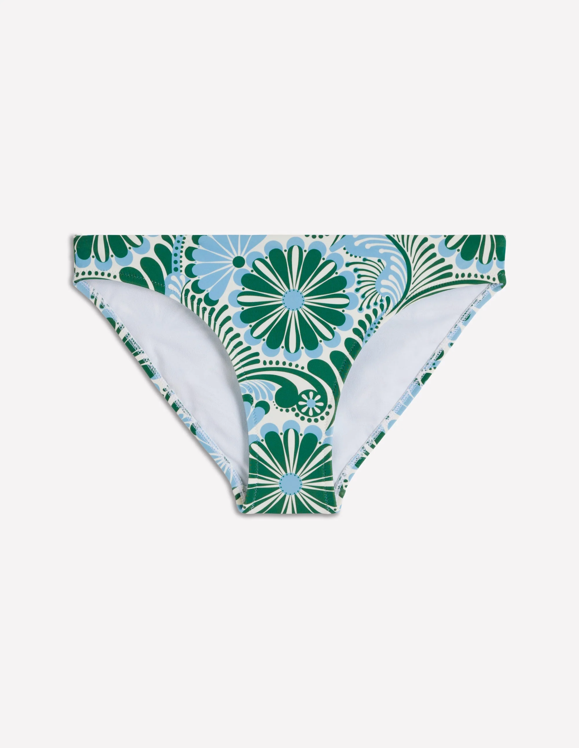 Classic Bikini Bottoms-Air Blue, Euphoric Gardens - Image 6