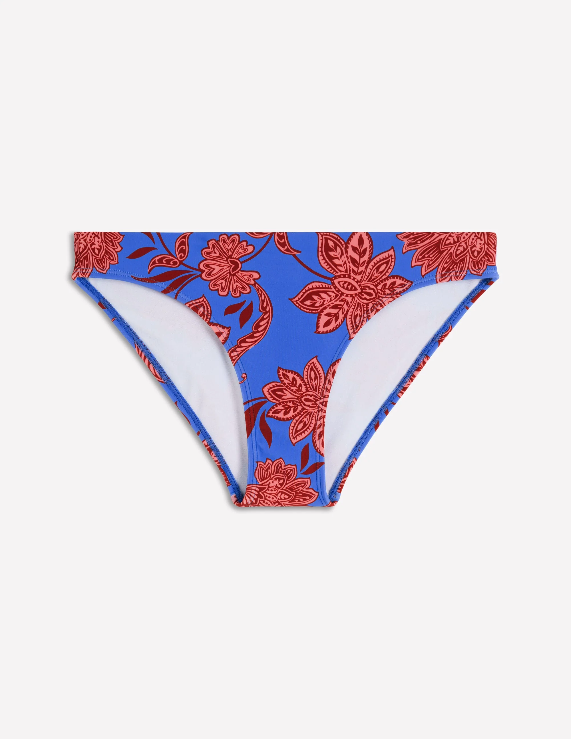 Classic Bikini Bottoms-Blue, Elegant Blossom - Image 5