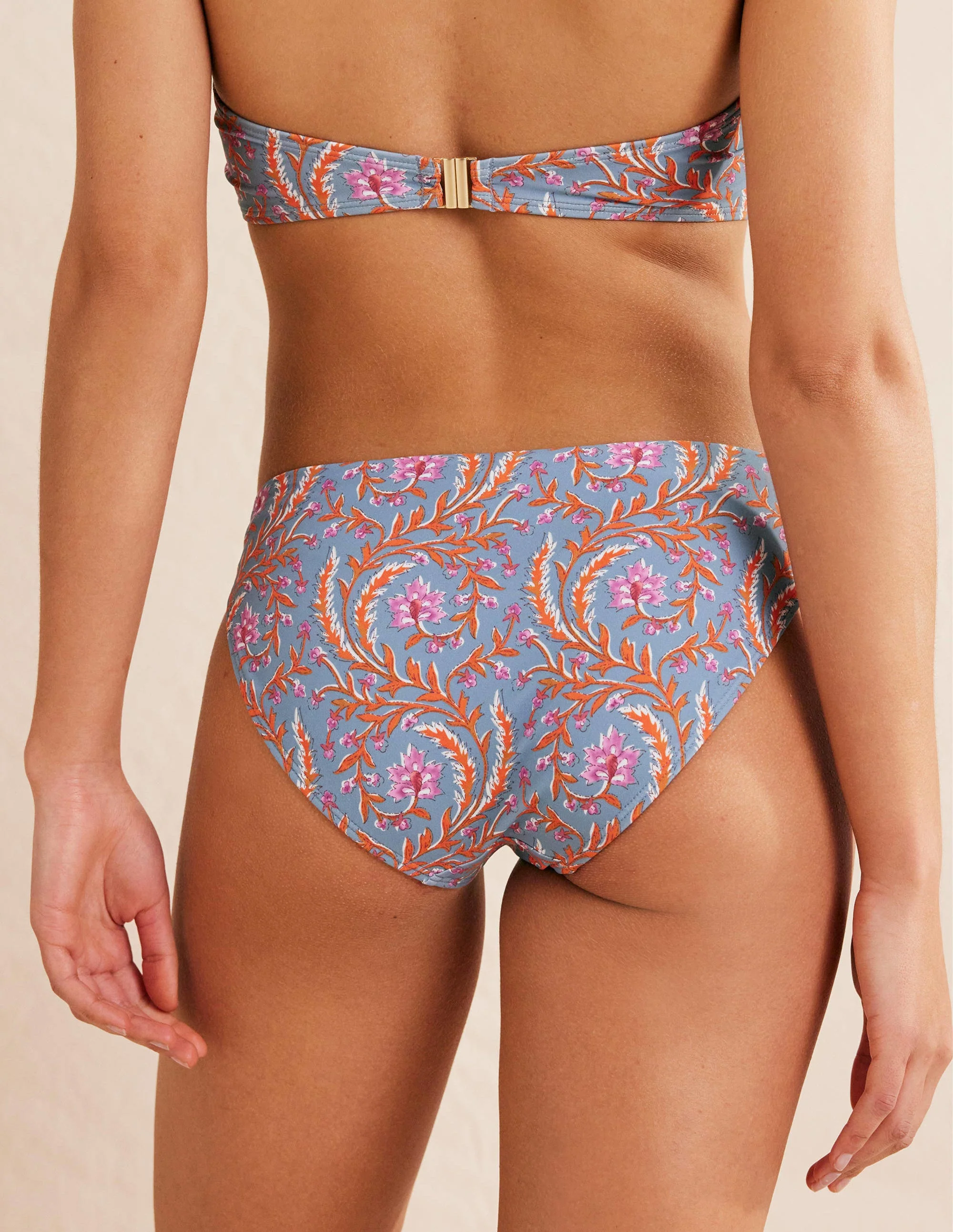 Classic Bikini Bottoms-Delph Blue, Opulent Vine - Image 3