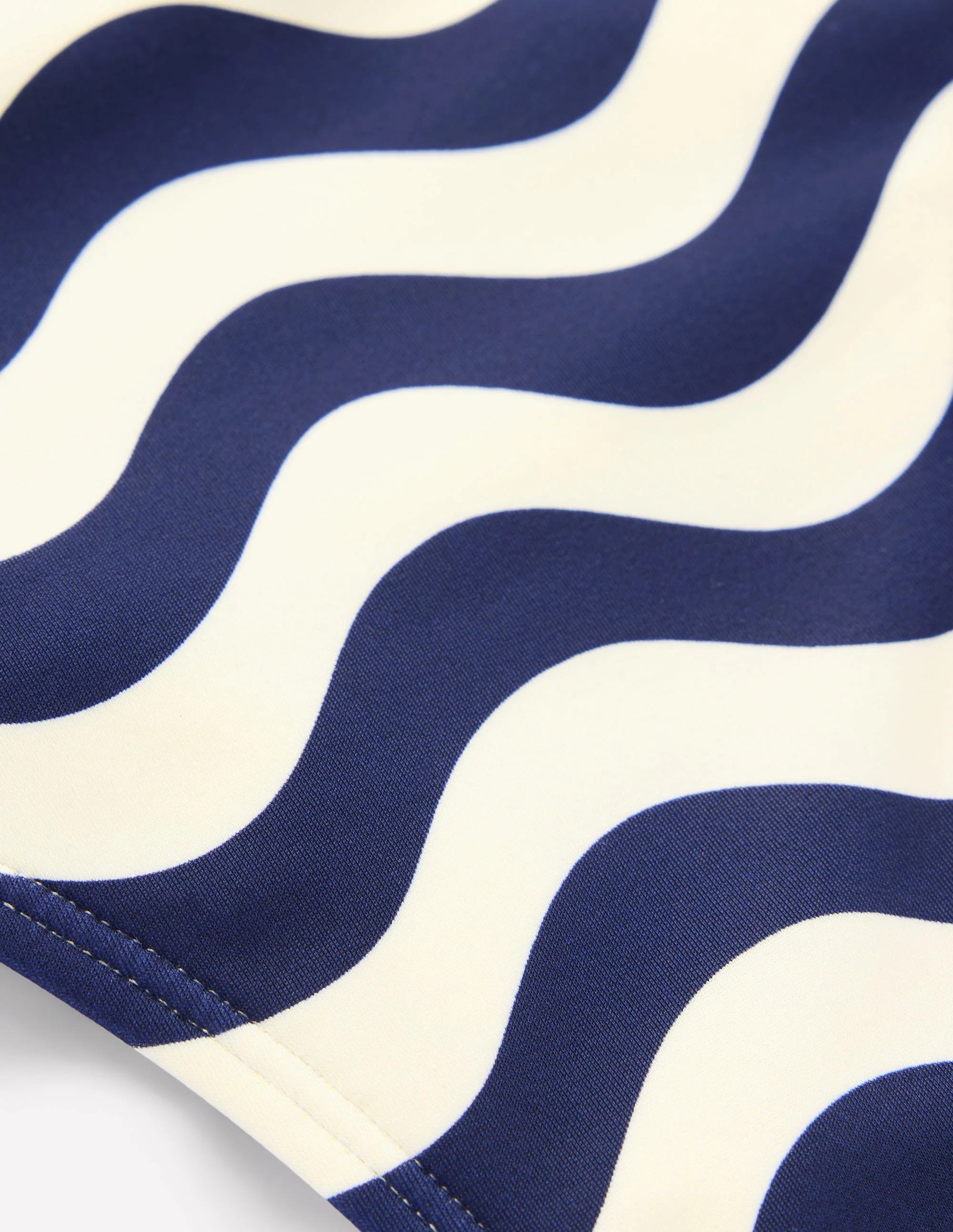 Classic Bikini Bottoms-Navy, Rythmic Wave - Image 7
