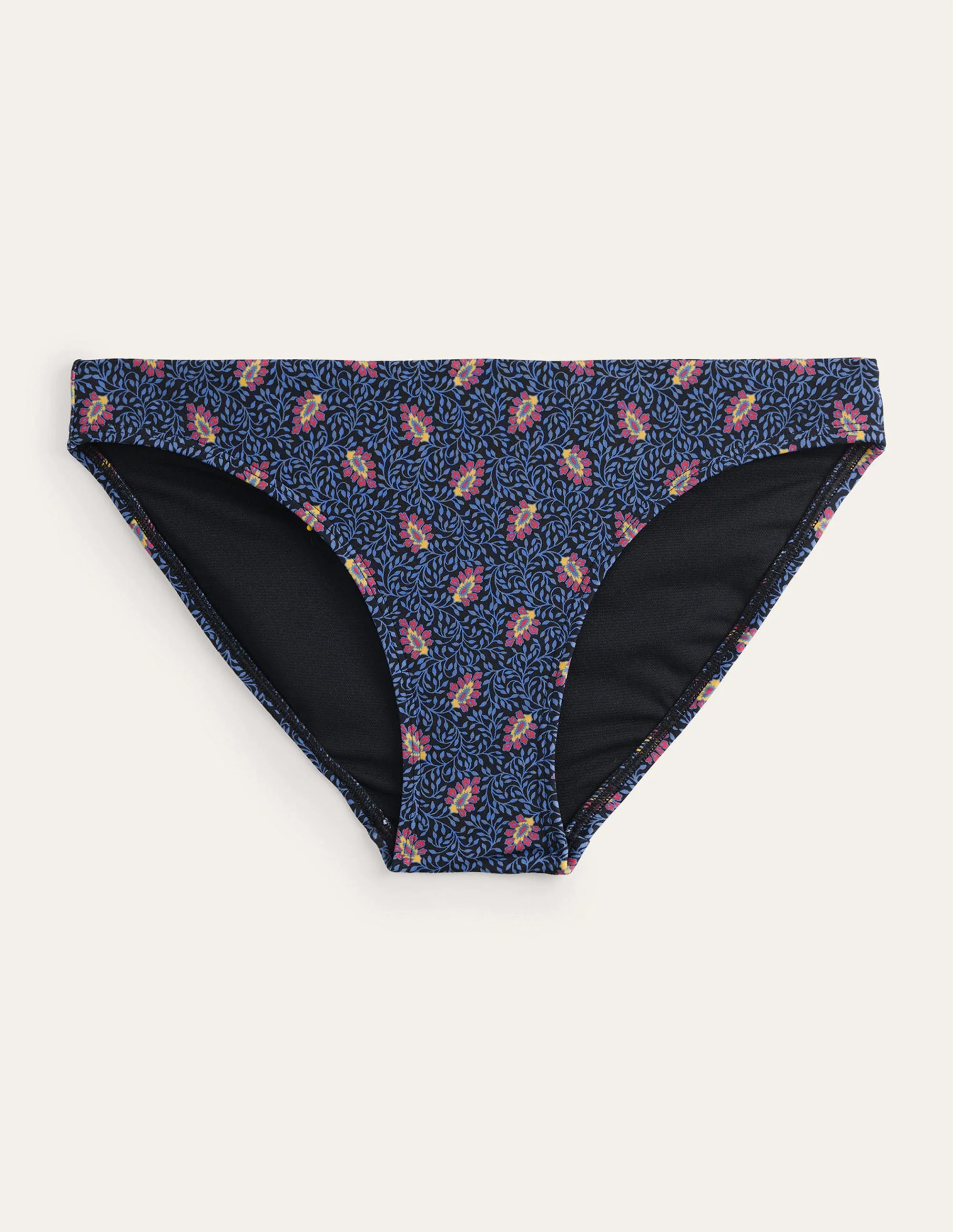 Classic Bikini Bottoms-Nero, Celosia Bud - Image 5
