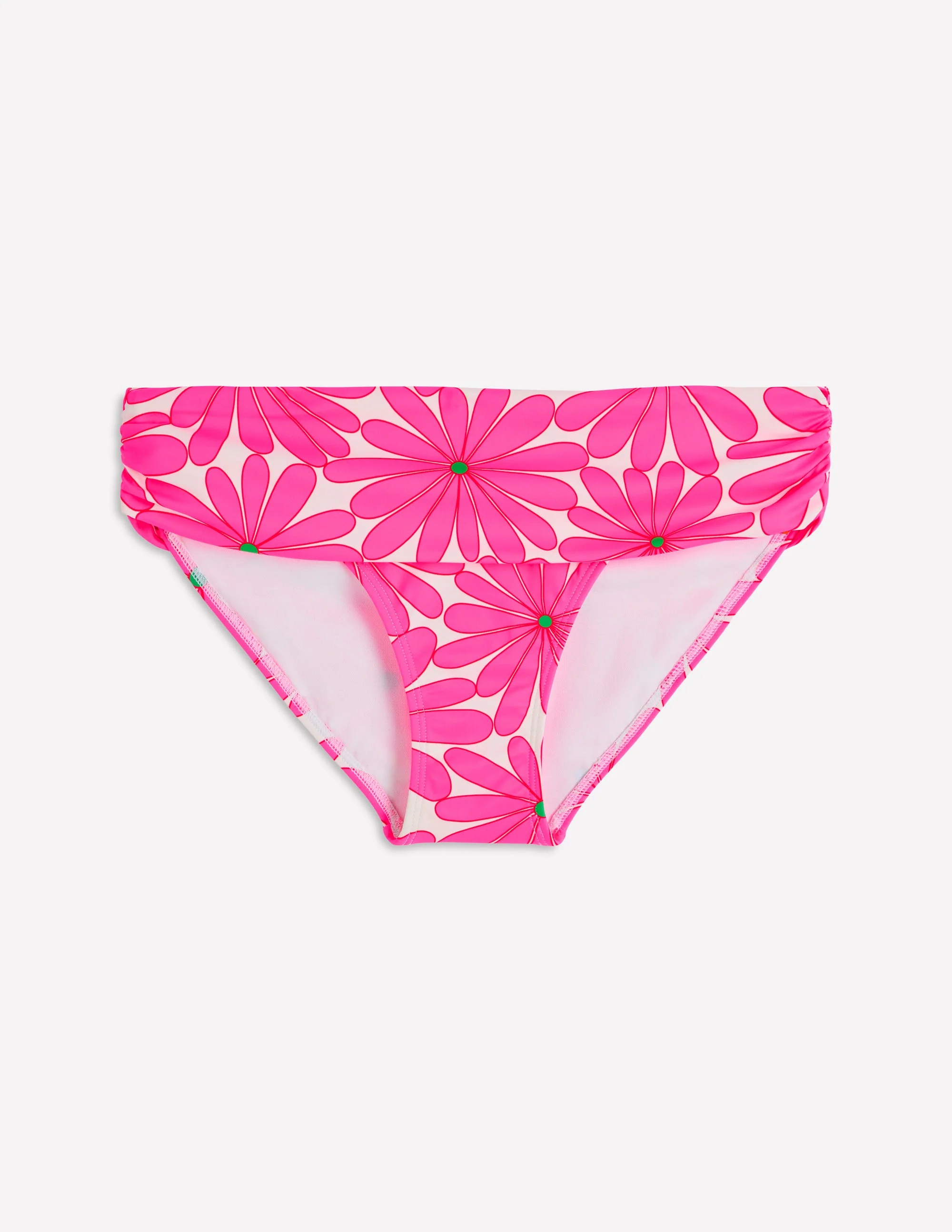 Classic Fold Bikini Bottoms-Sangria Sunset, Daisy Blossom - Image 6
