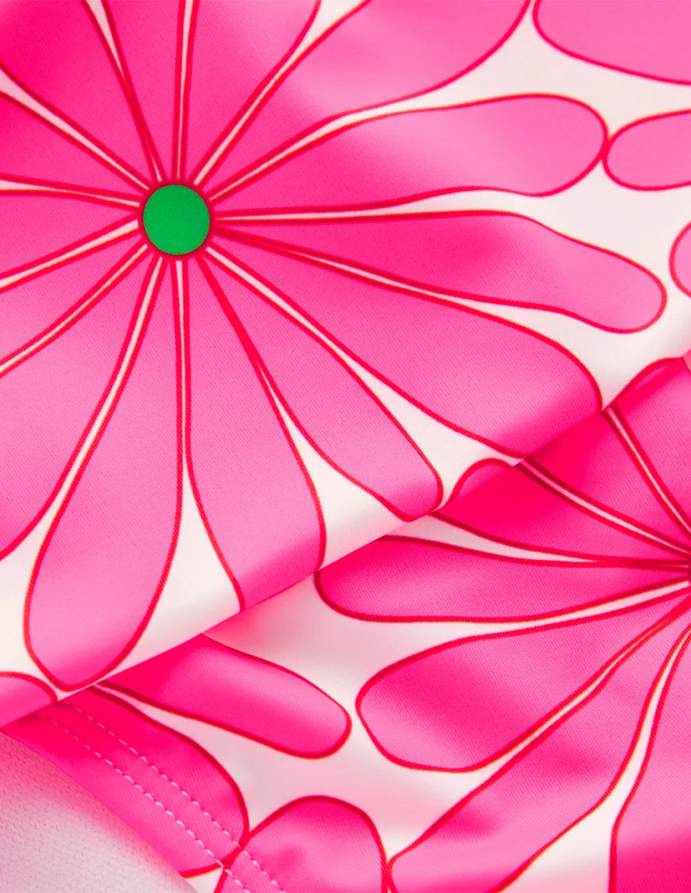 Classic Fold Bikini Bottoms-Sangria Sunset, Daisy Blossom - Image 7