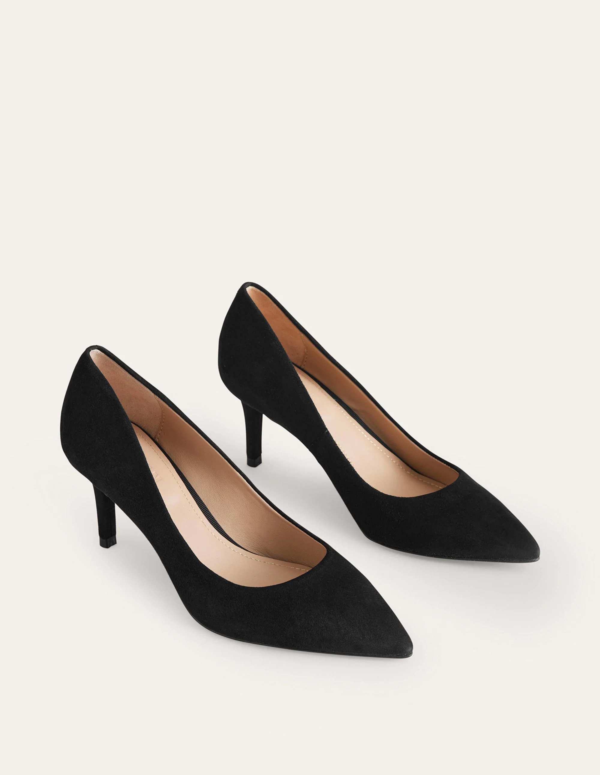 Classic Suede Heels-Black - Image 2