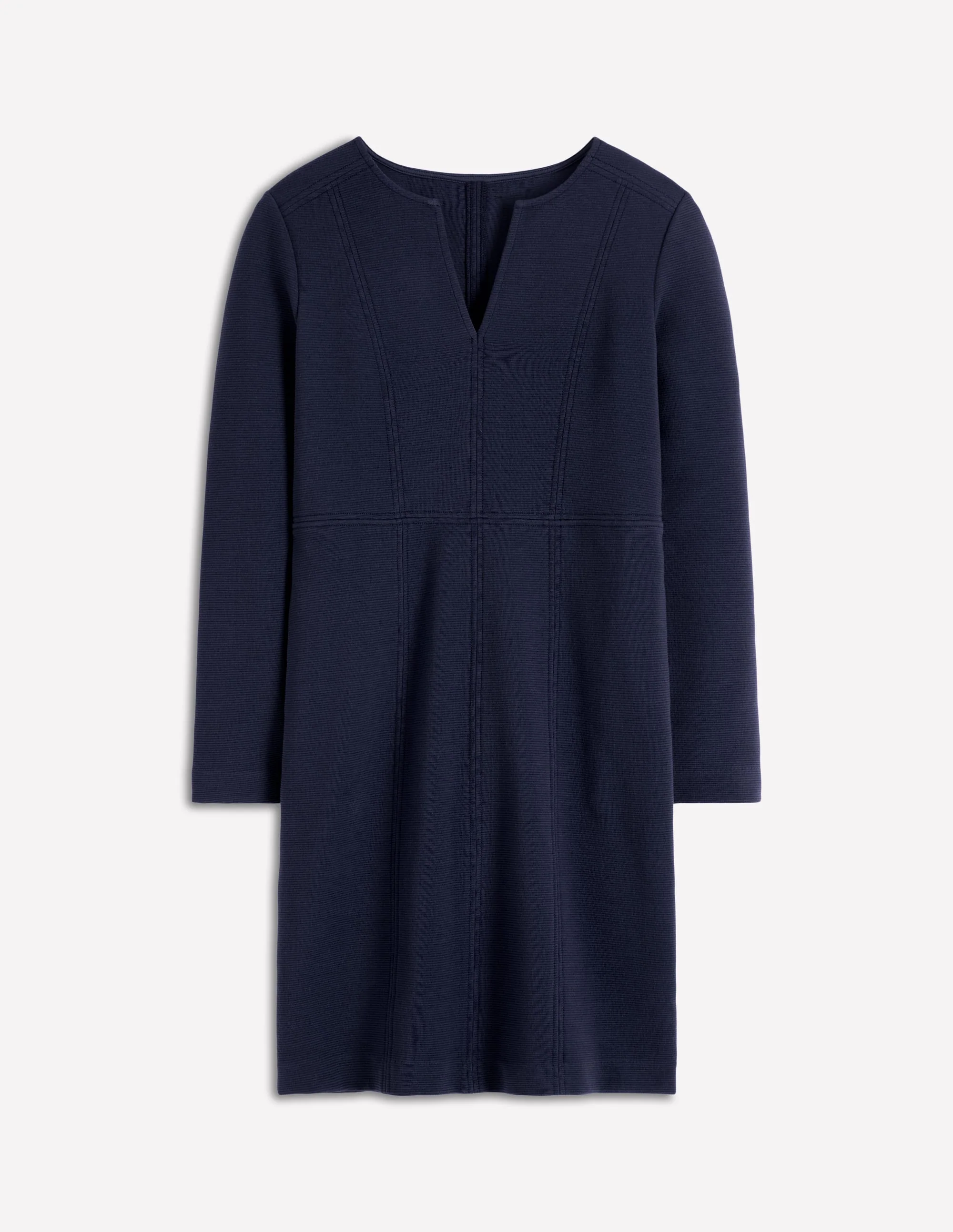 Colette Ottoman Shift Dress-Navy - Image 5