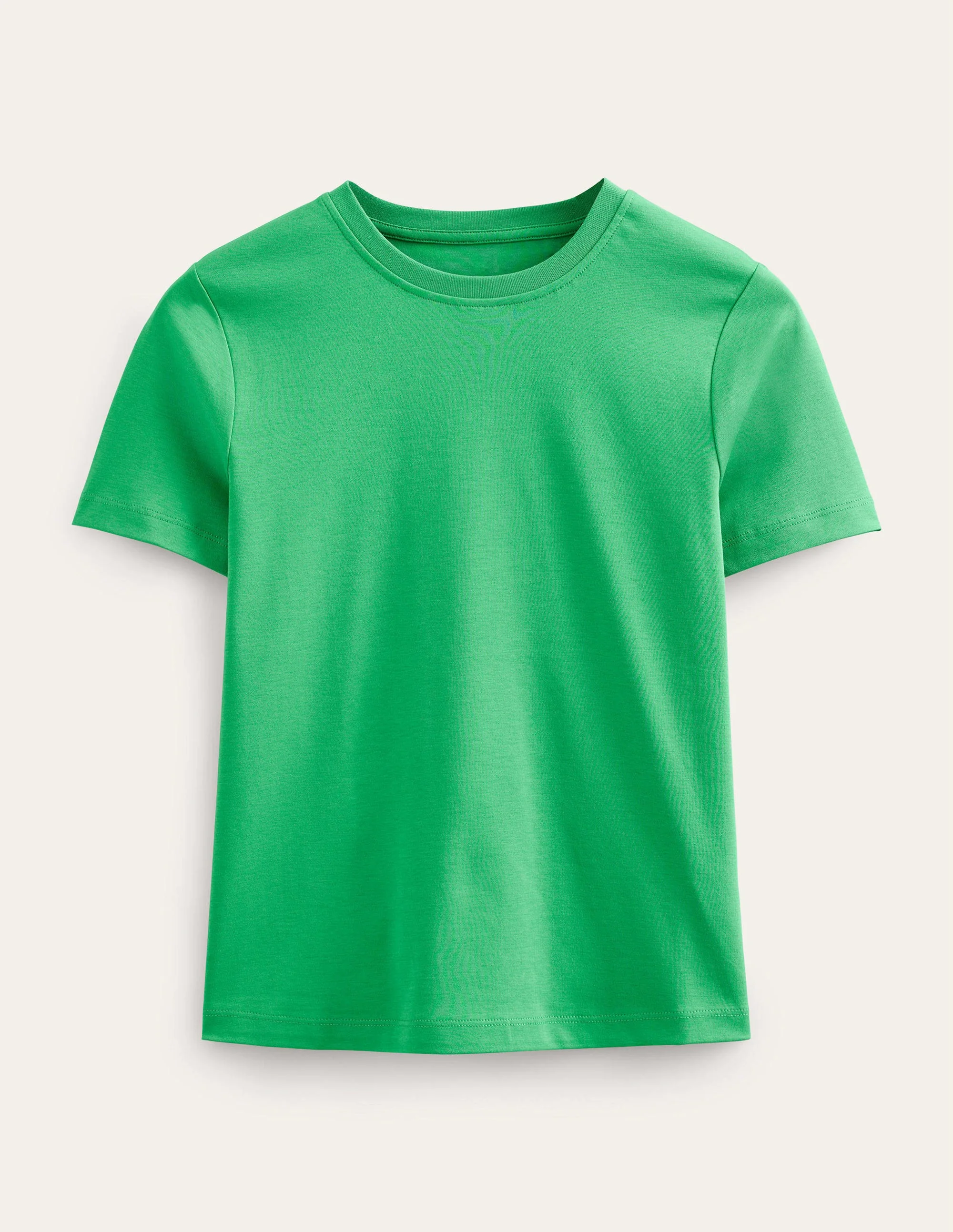 Cotton Crew Neck T-Shirt-Green Bee - Image 5