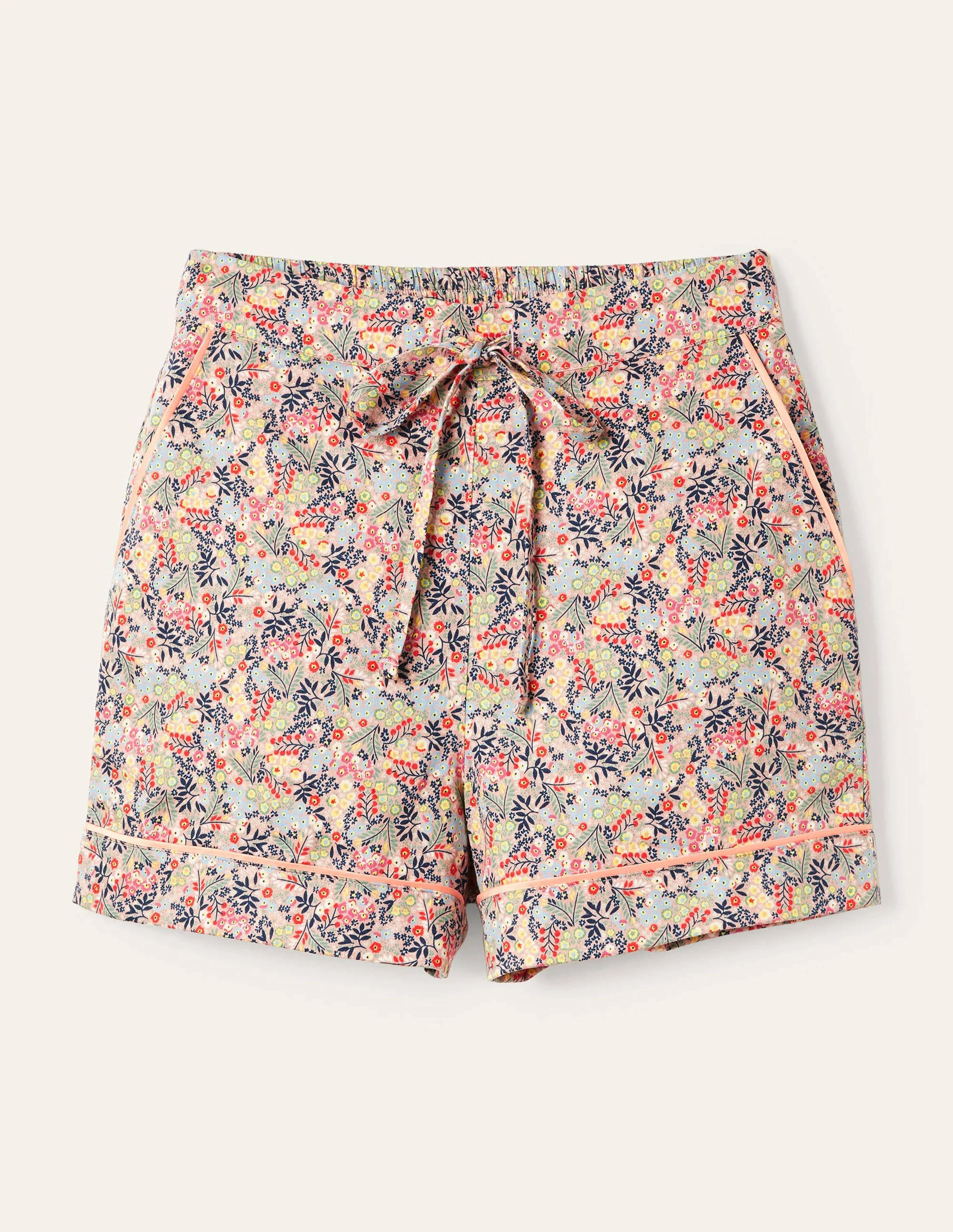 Cotton Pajama Shorts-Milkshake, Enchanting Forest - Image 5