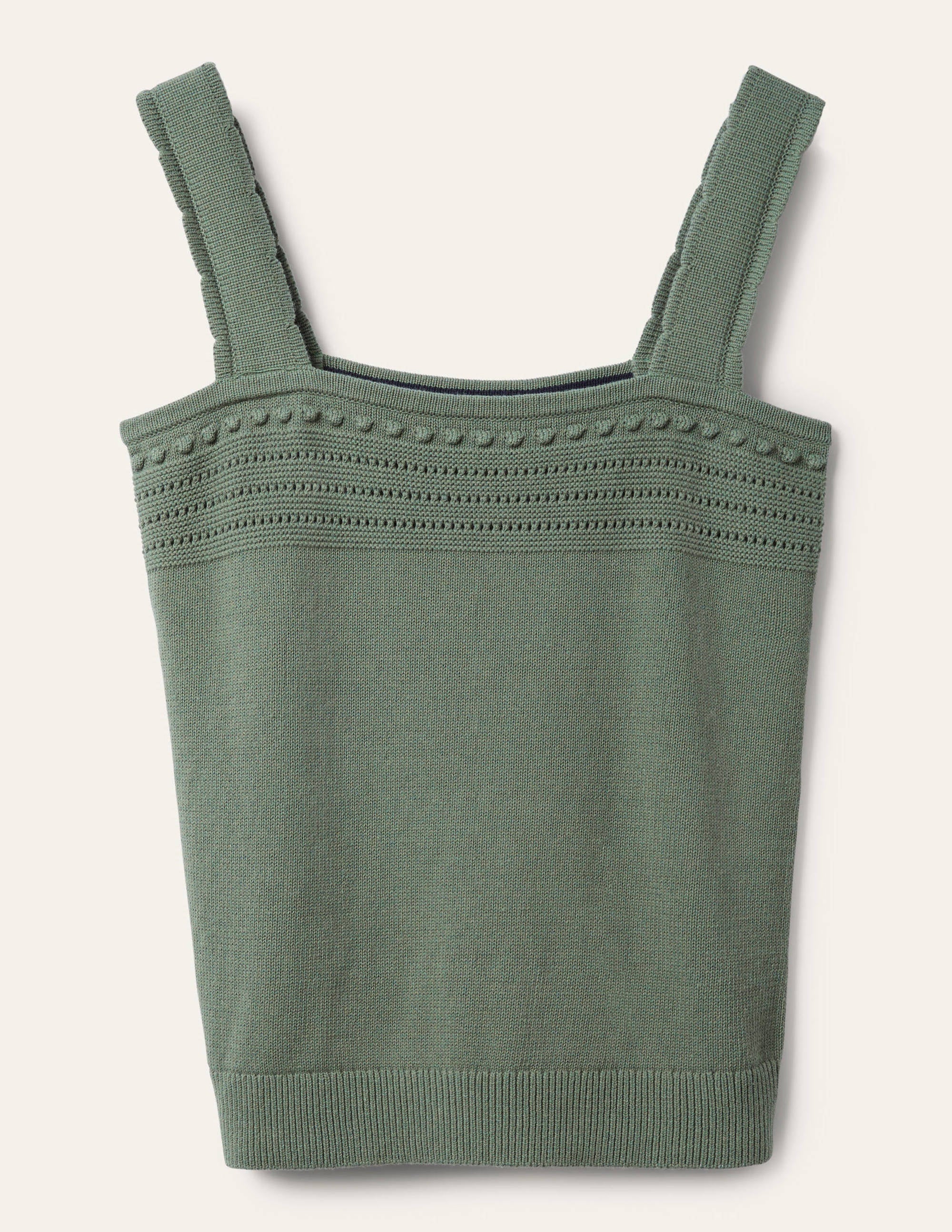 Crochet Detail Knitted Tank-Alder - Image 5