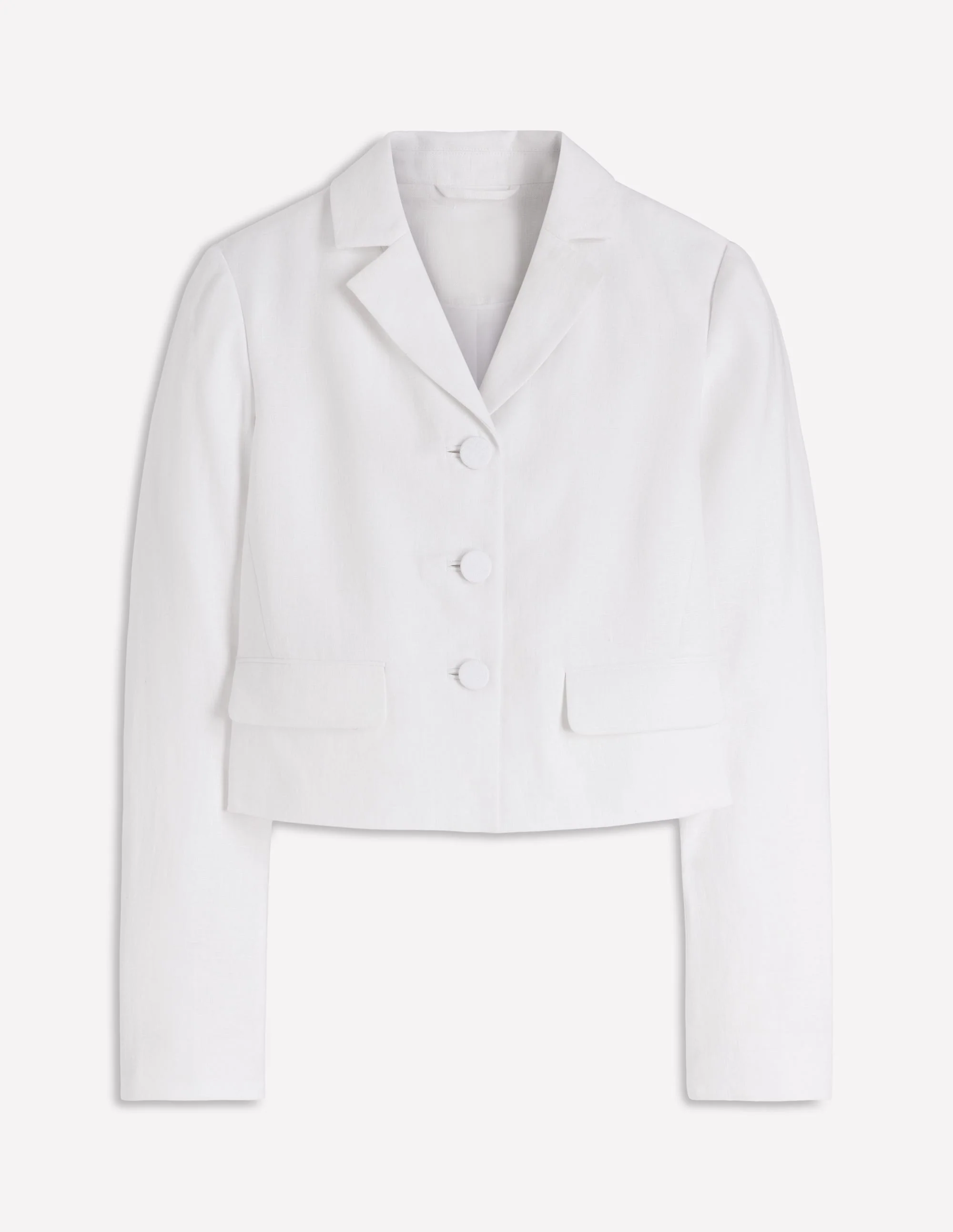 Dartmouth Linen Blazer-White - Image 5