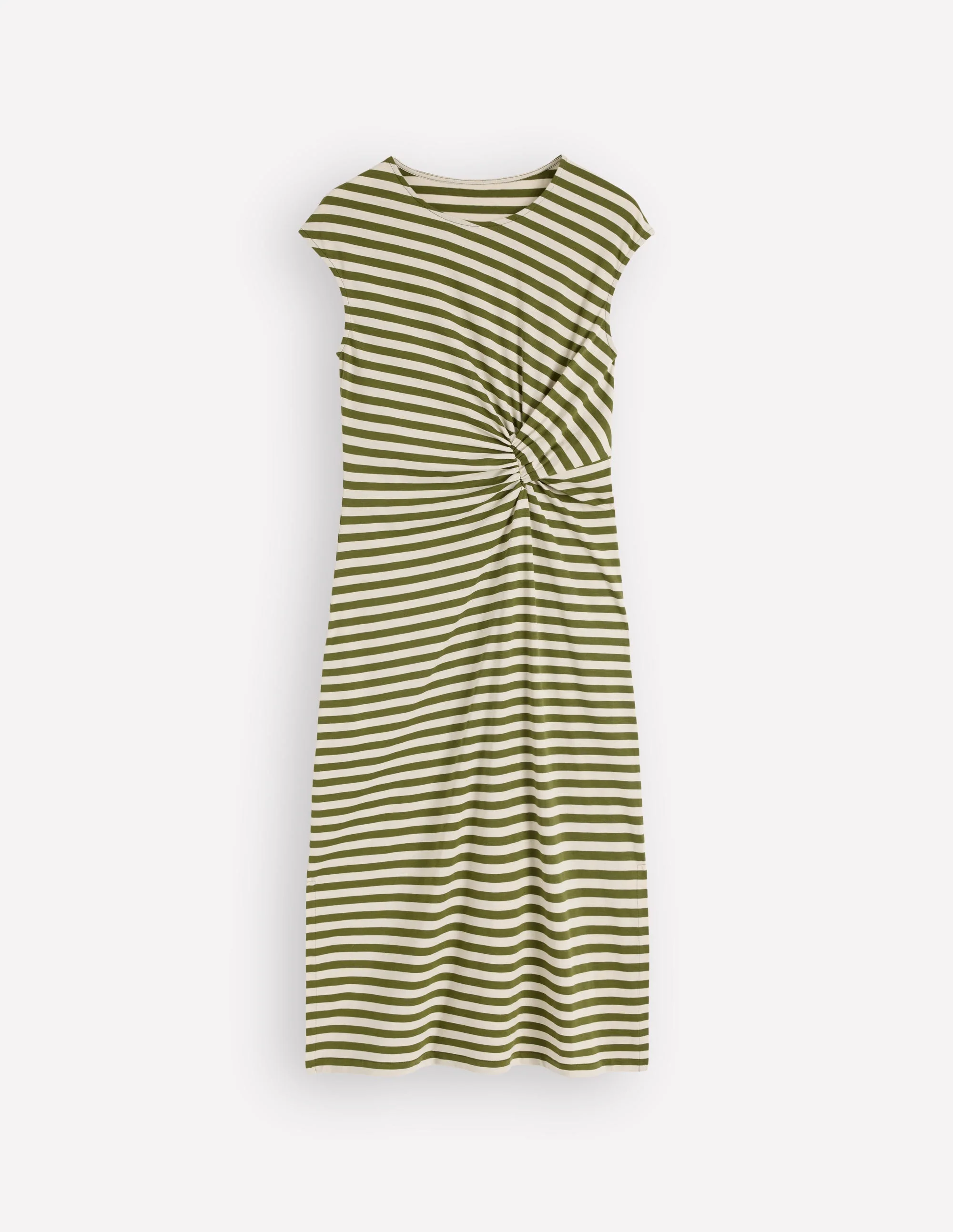Delilah Twist Midi Dress-Stripe - Image 6