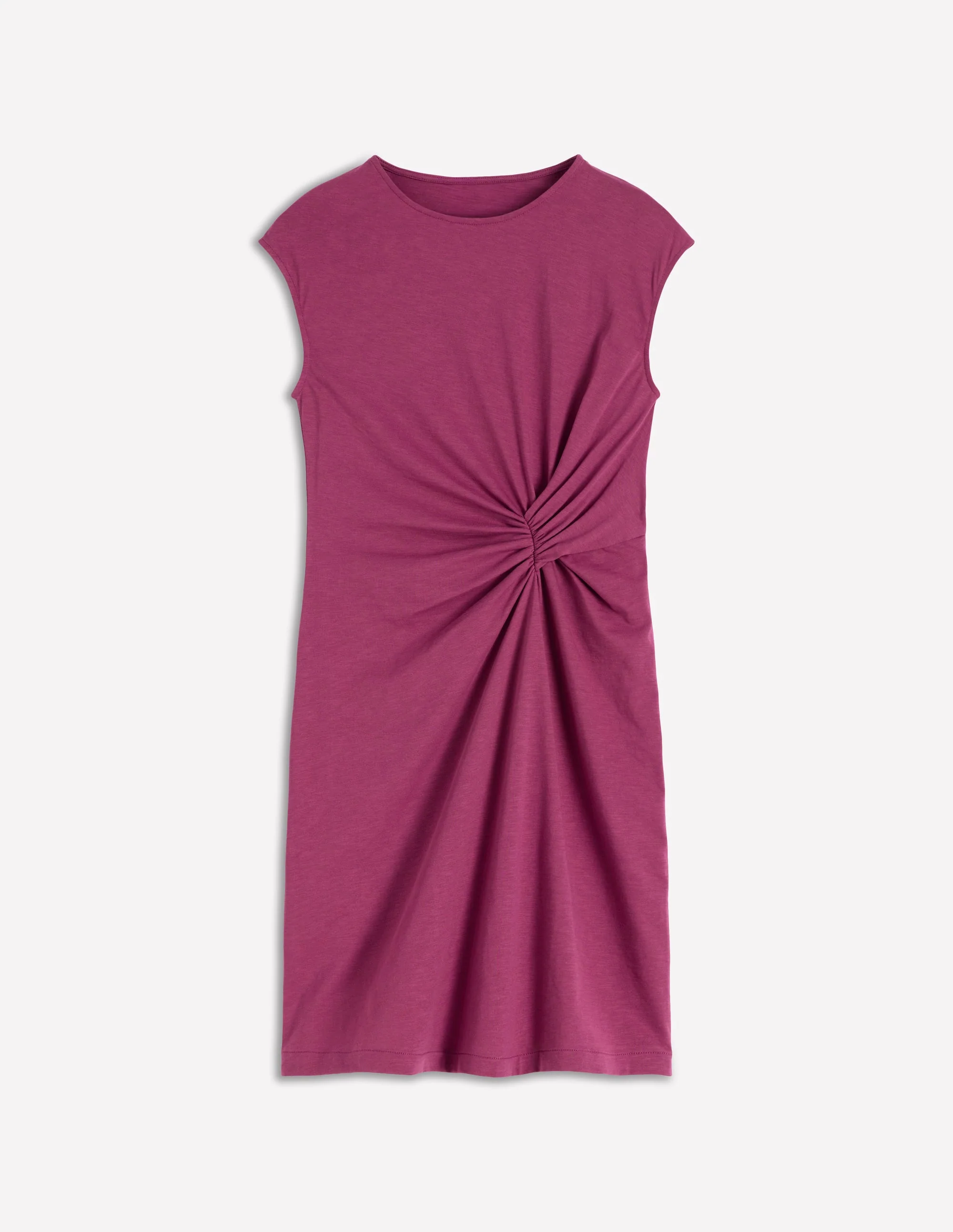 Delilah Twist Short Dress-Raspberry Coulis - Image 5