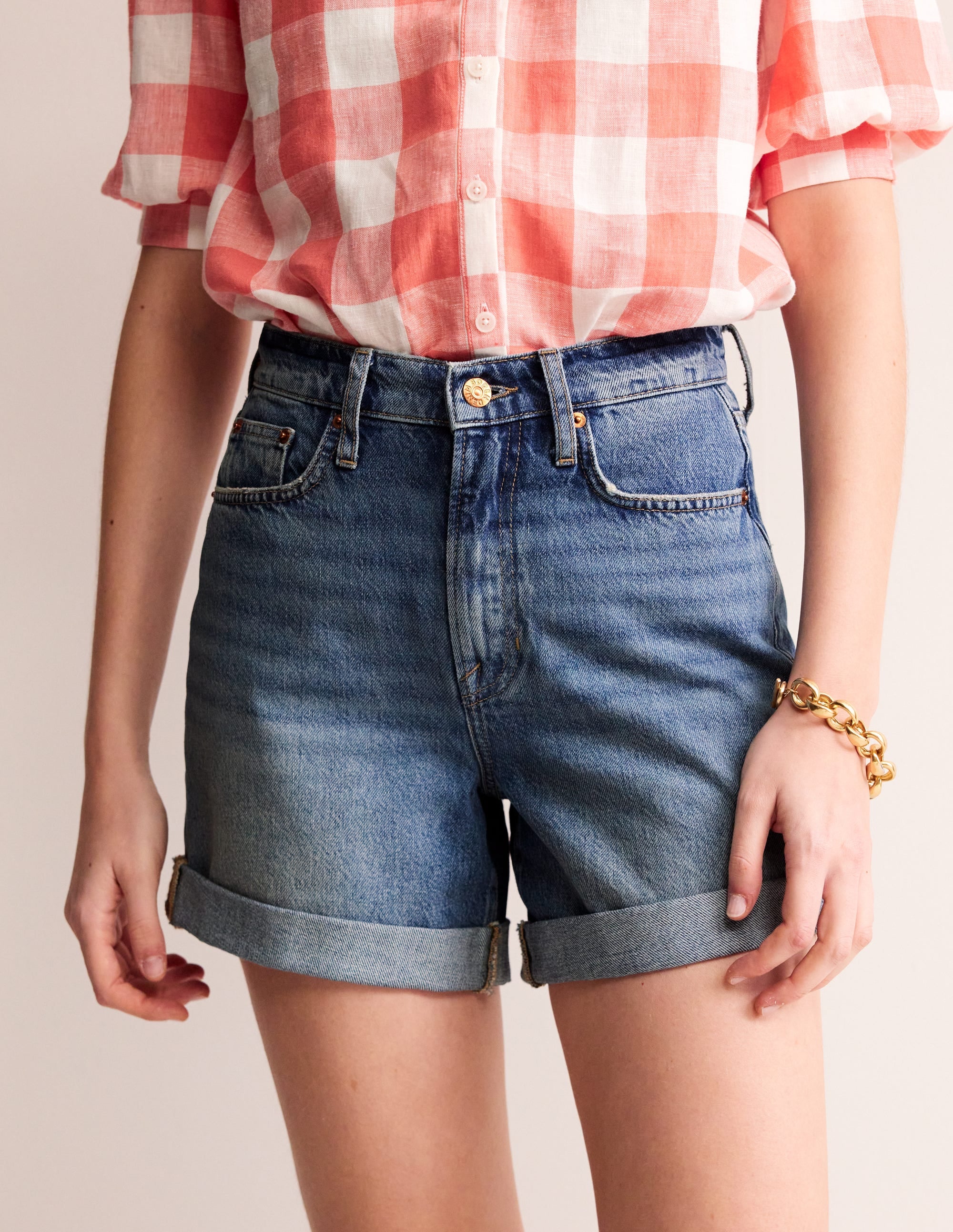 Denim Shorts-Mid Vintage - Image 4