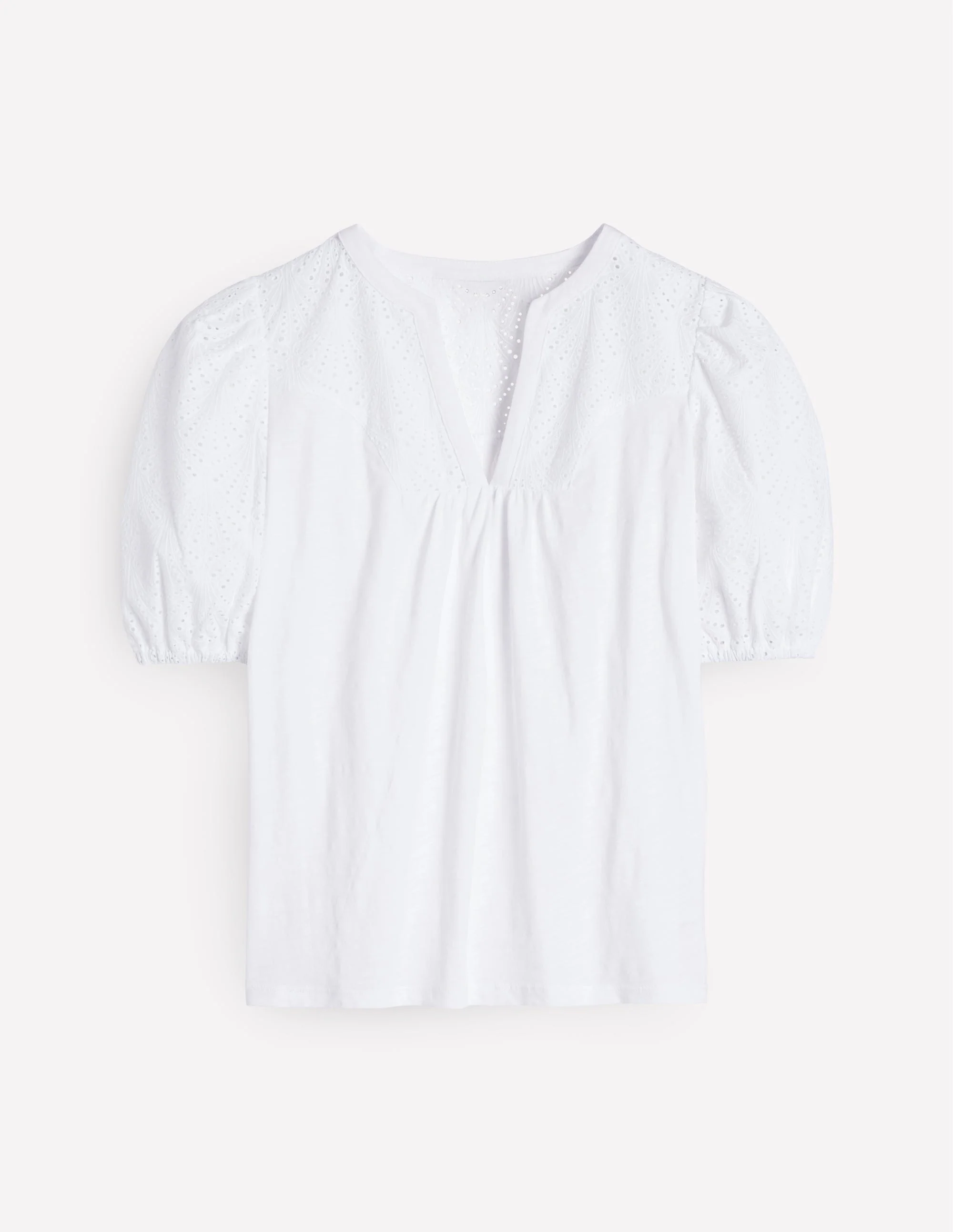 Dolly Broderie Top-White - Image 7