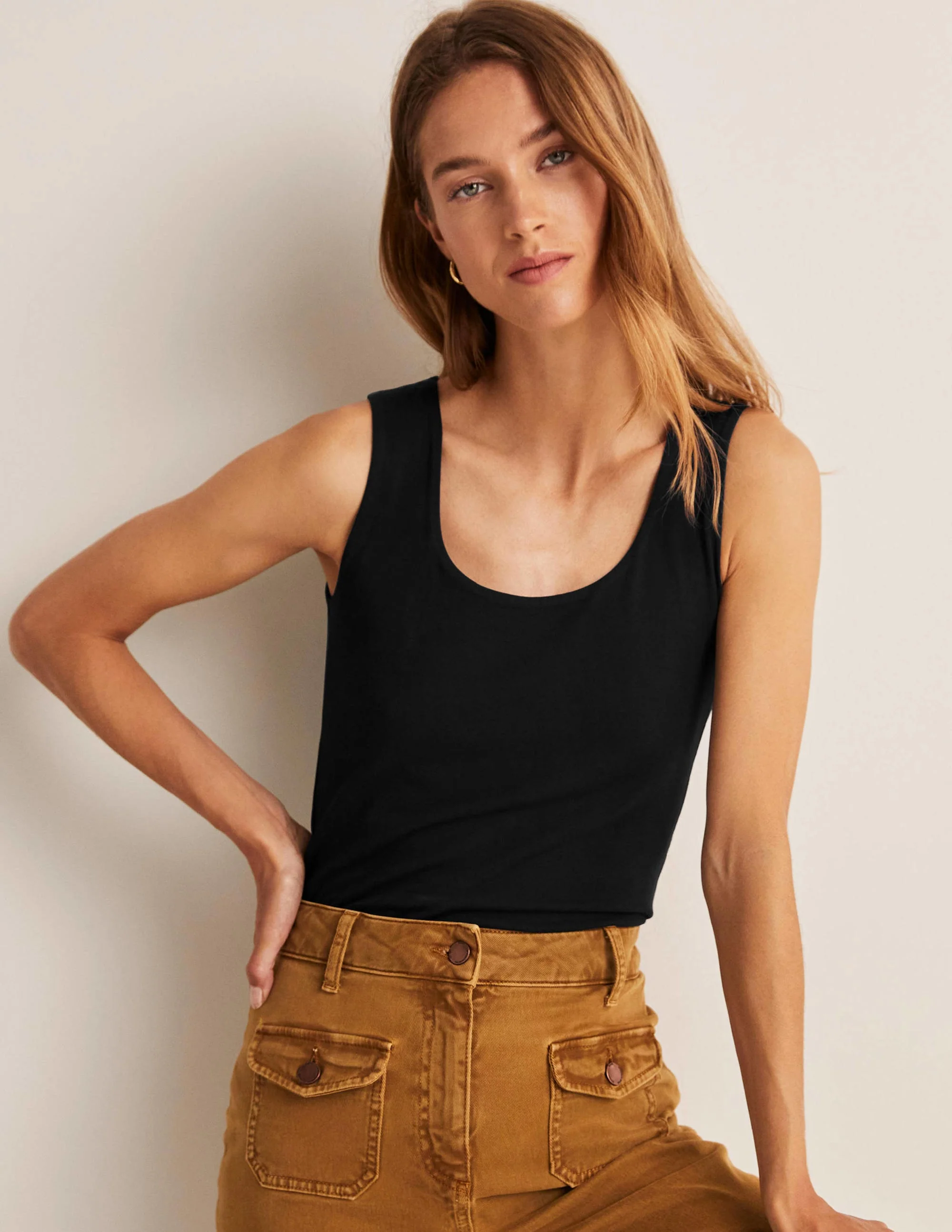 Double Layer Tank-Black - Image 4