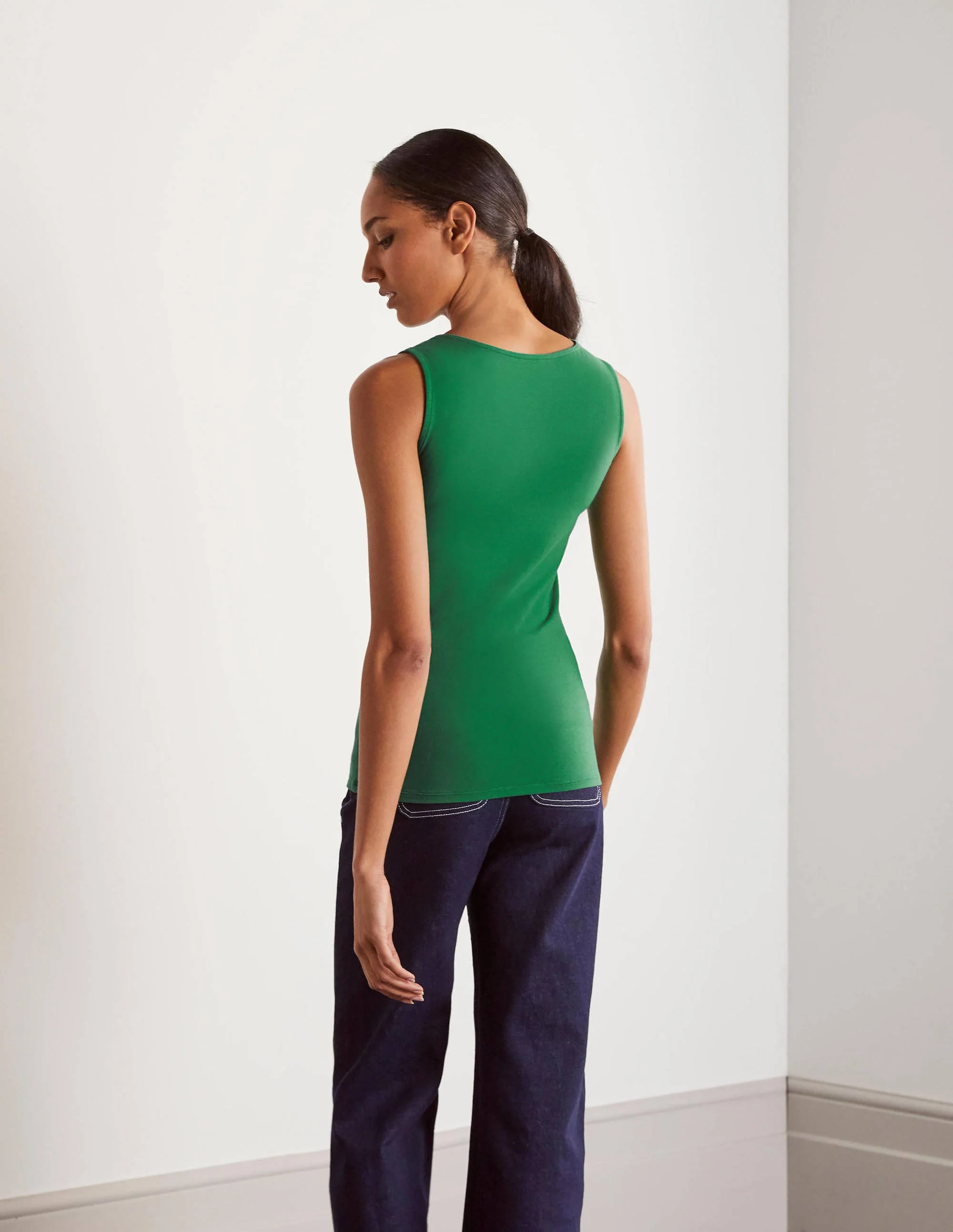Double Layer Tank-Green - Image 2