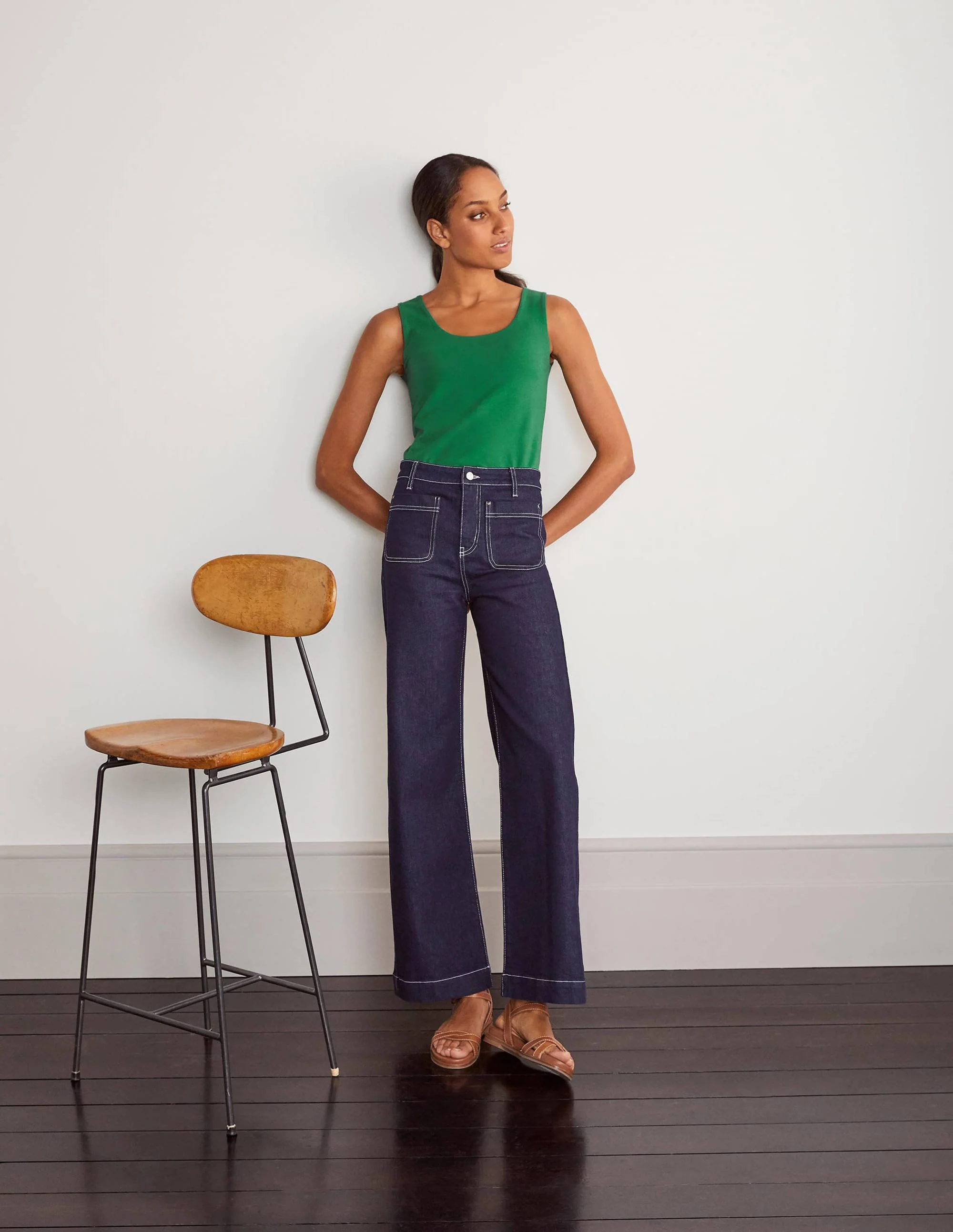 Double Layer Tank-Green - Image 4