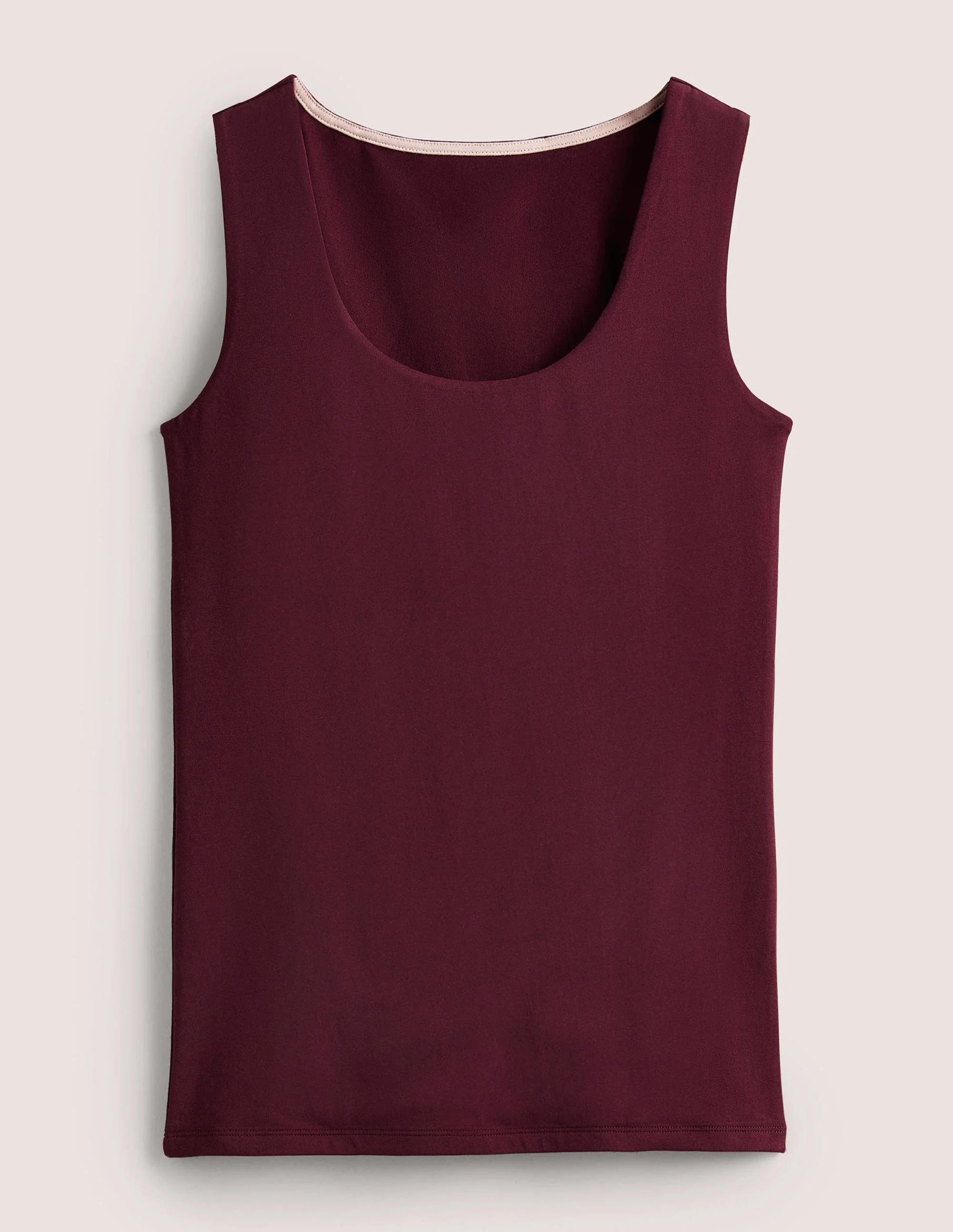 Double Layer Tank-Mulled Wine Purple - Image 5