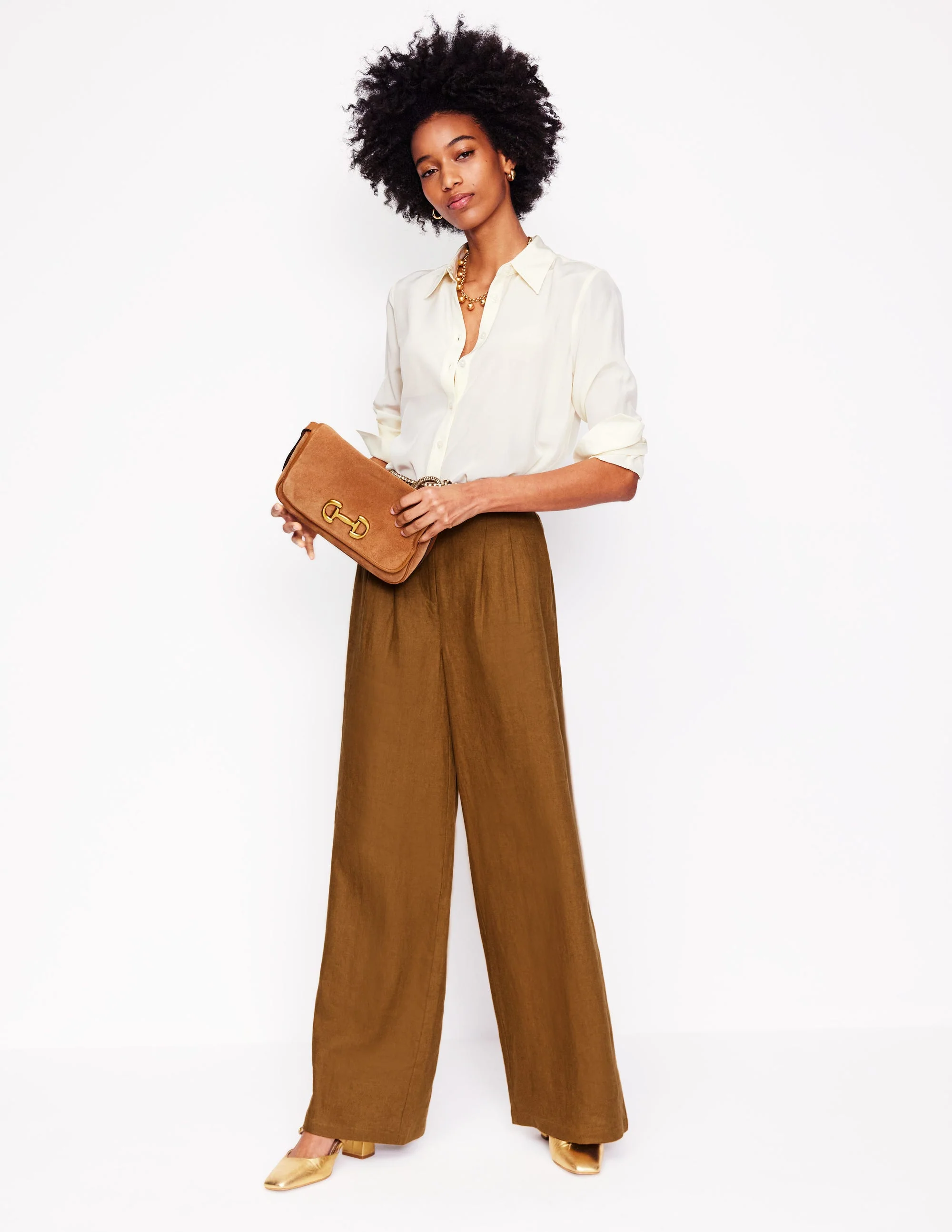 Dulwich Linen Pants-Gingerbread - Image 7