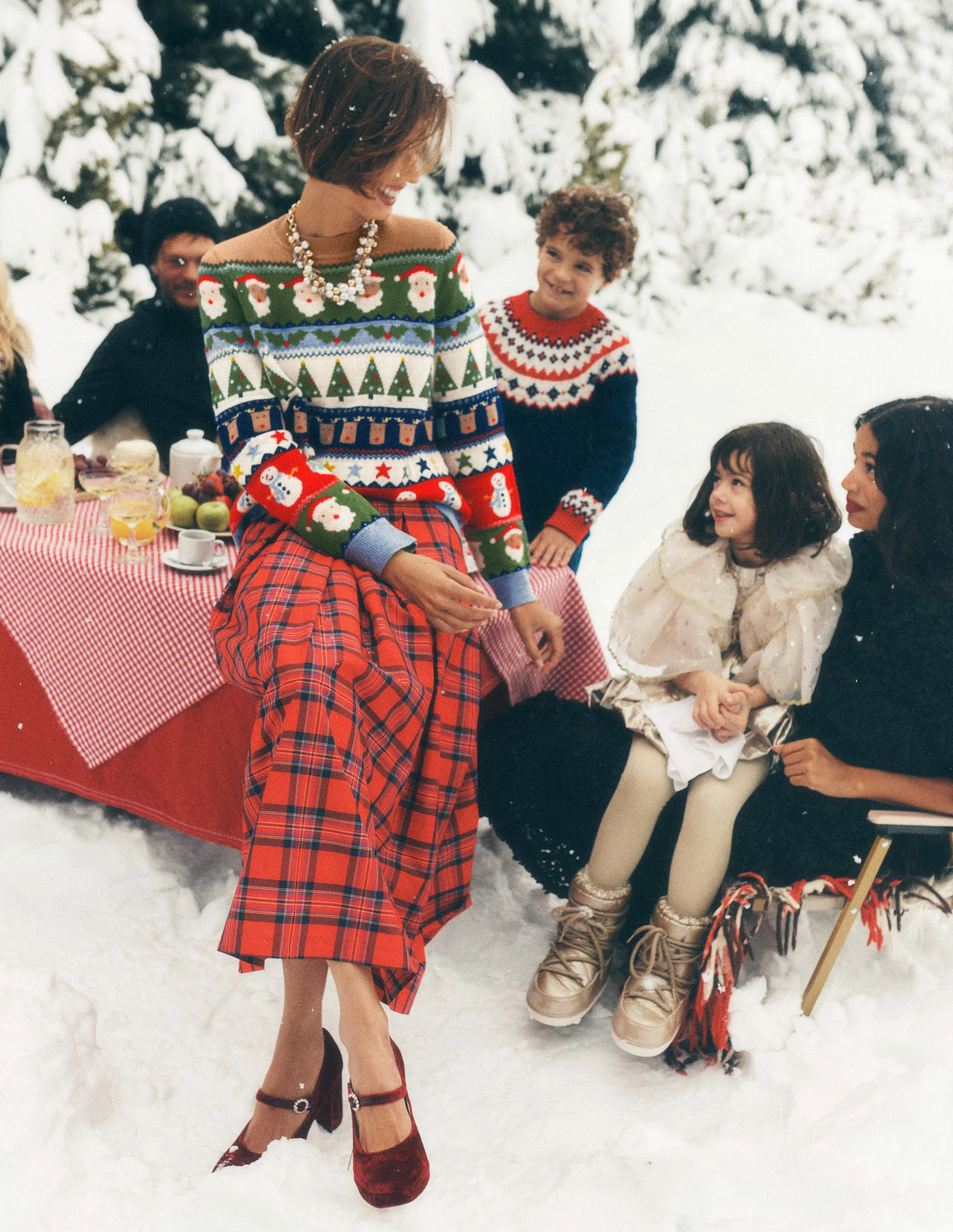 Edie Fair Isle Sweater-Multi, Christmas Fair Isle - Image 5